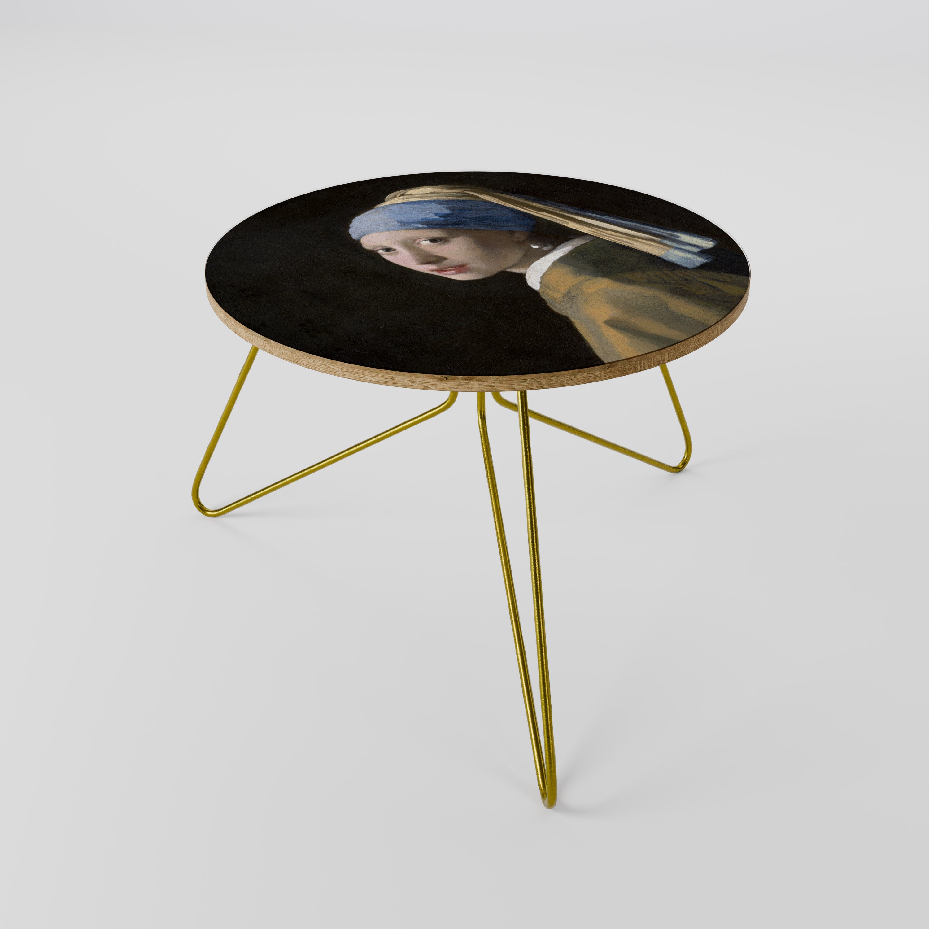 Table basse LA JEUNE FILLE À LA PERLE 60