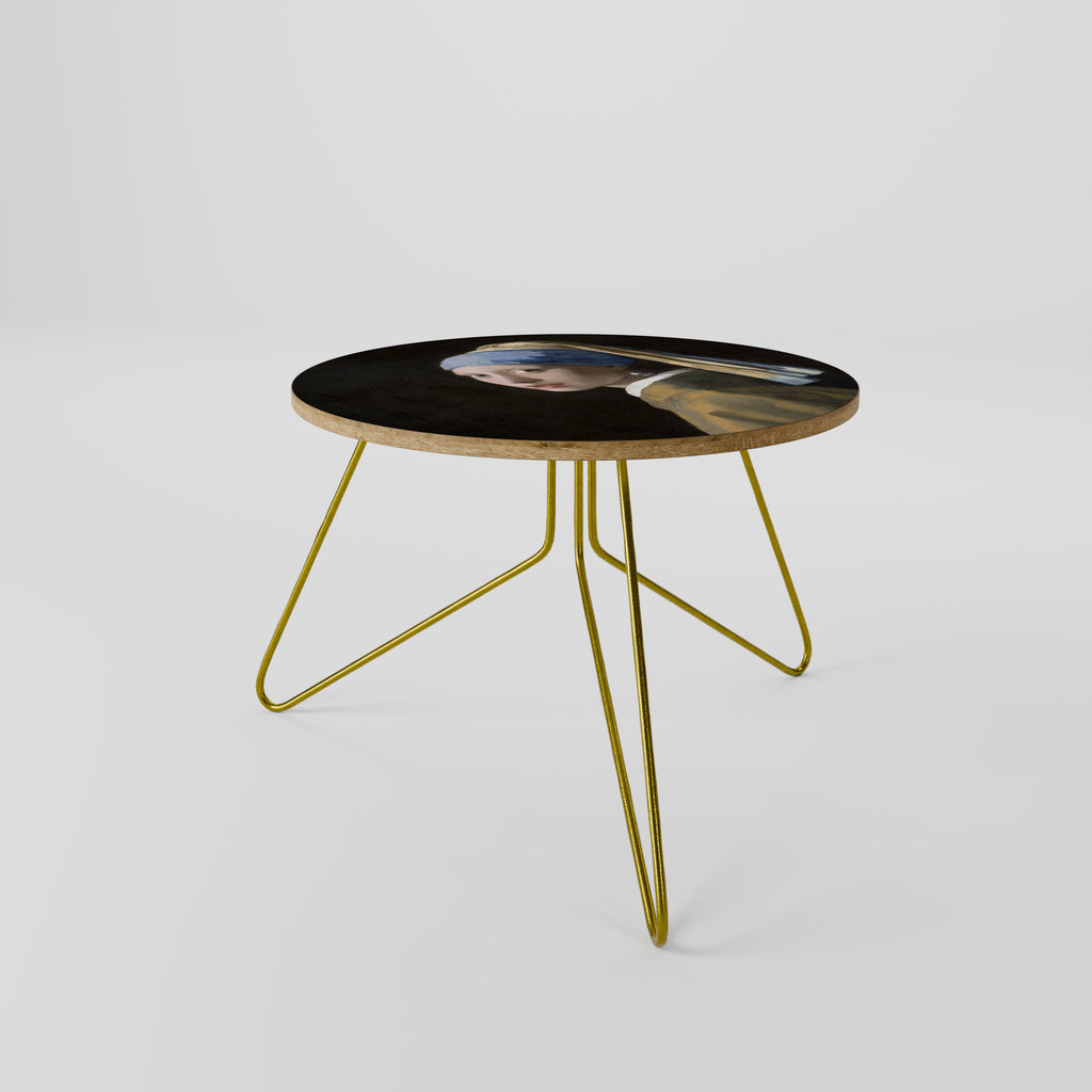 Table basse LA JEUNE FILLE À LA PERLE 60