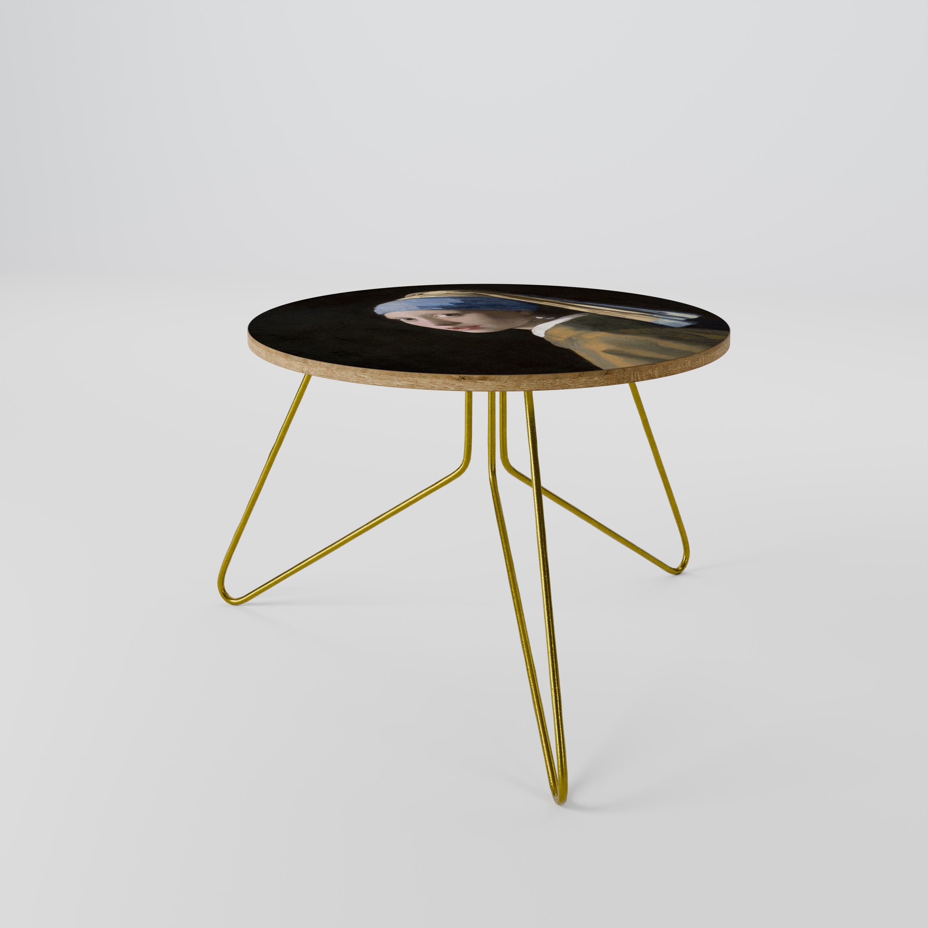 Table basse LA JEUNE FILLE À LA PERLE 60