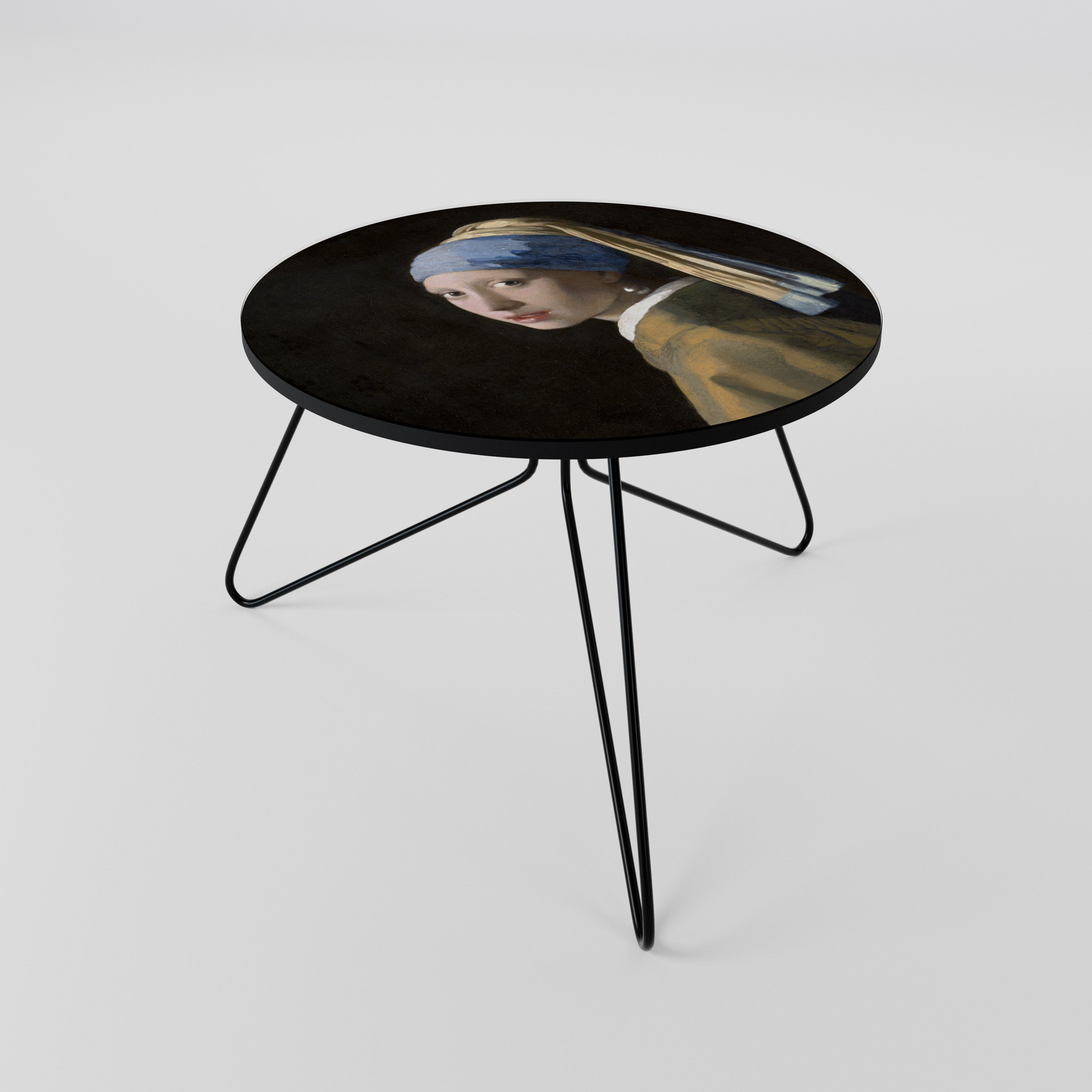 Table basse LA JEUNE FILLE À LA PERLE 60