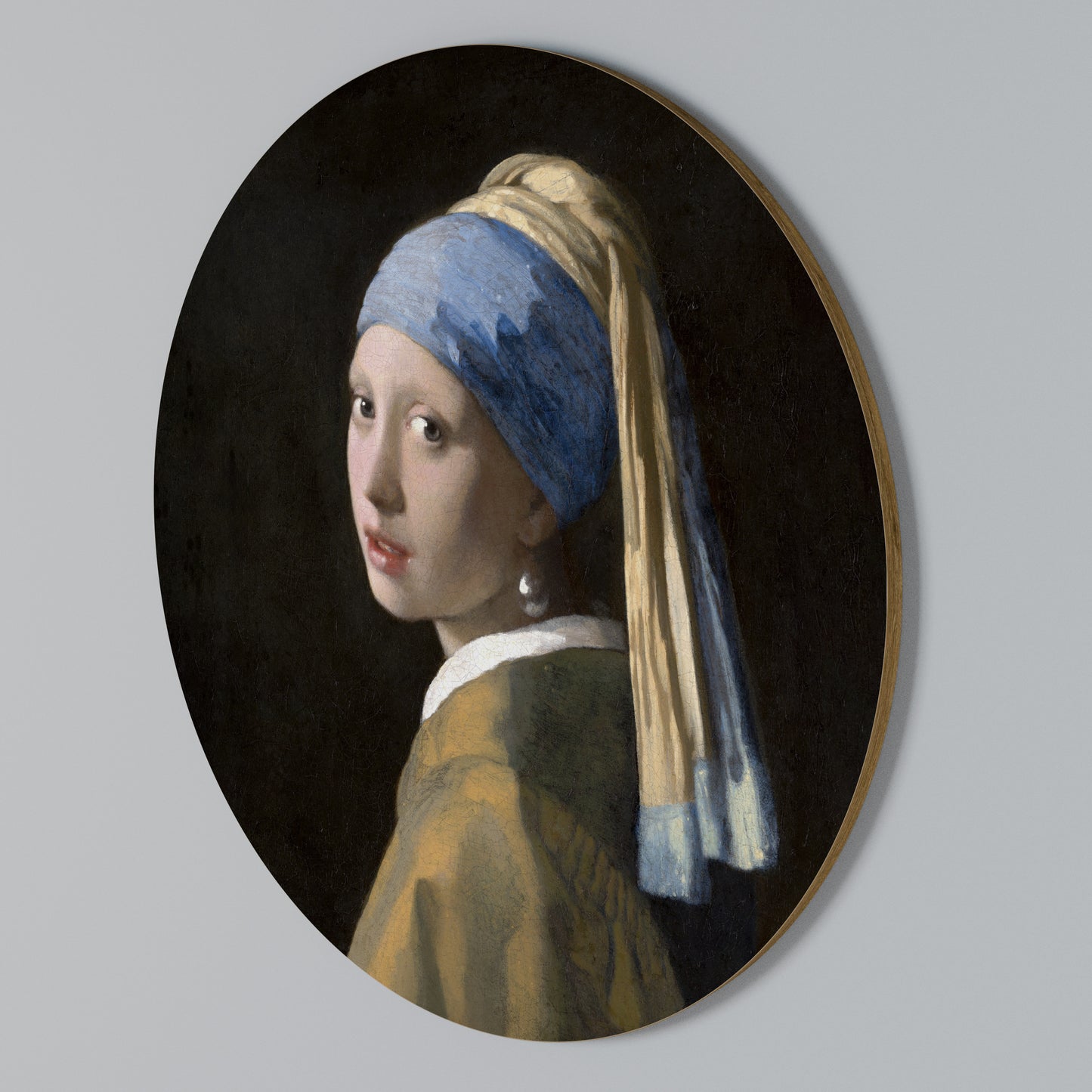 GIRL WITH A PEARL EARING Round Wall Art