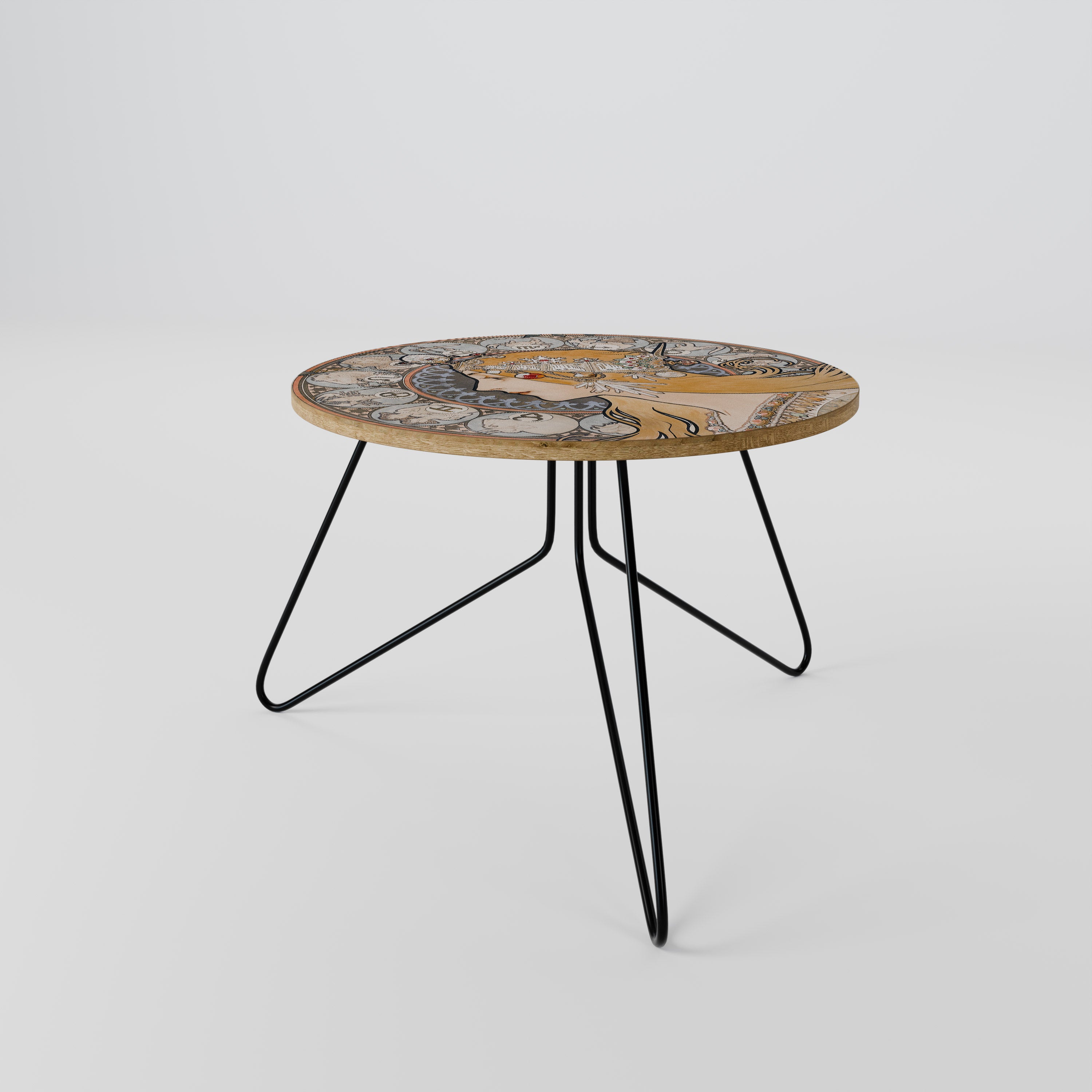 ZODIAQUE OR LA PLUME Coffee Table