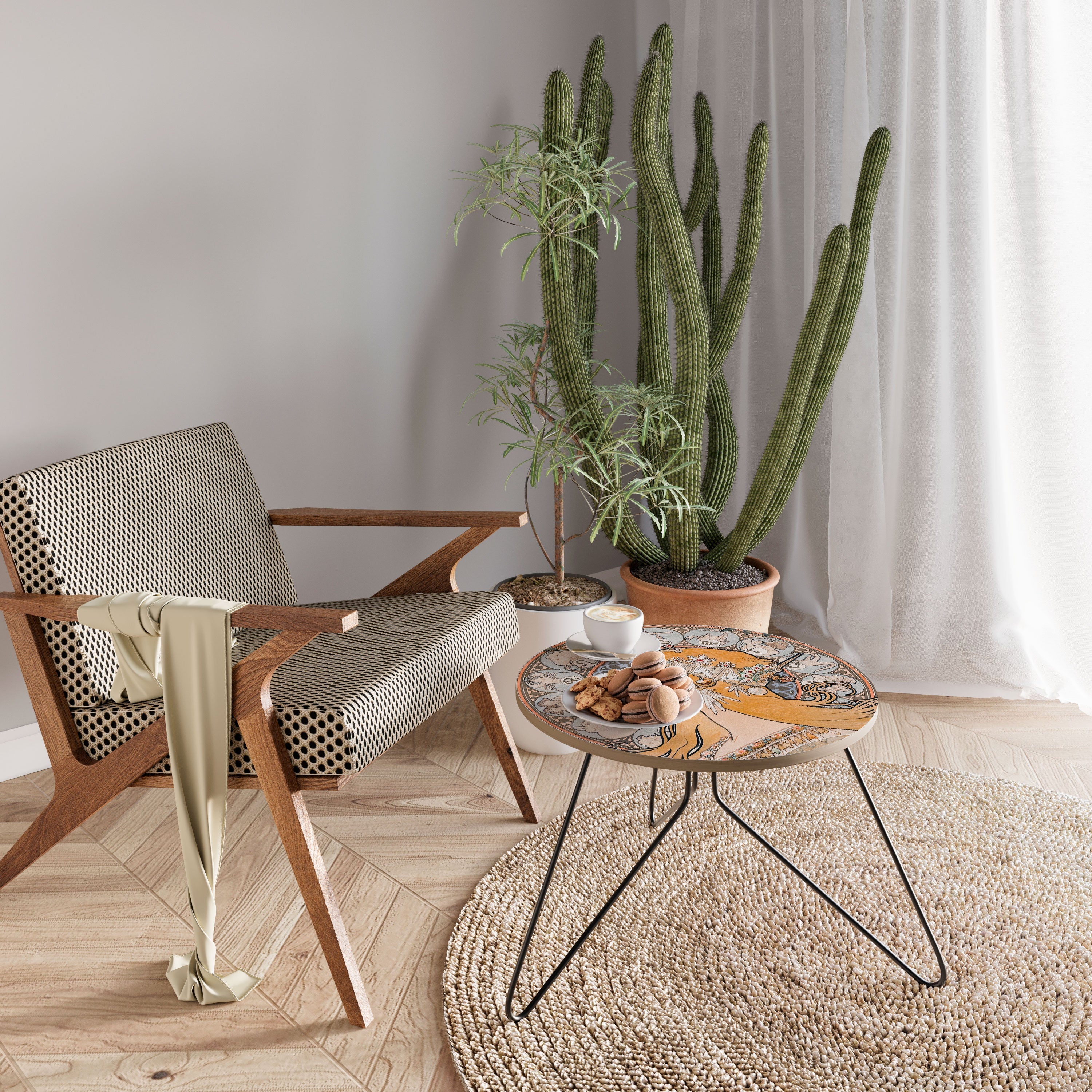 Table basse ZODIAQUE OU LA PLUME 60