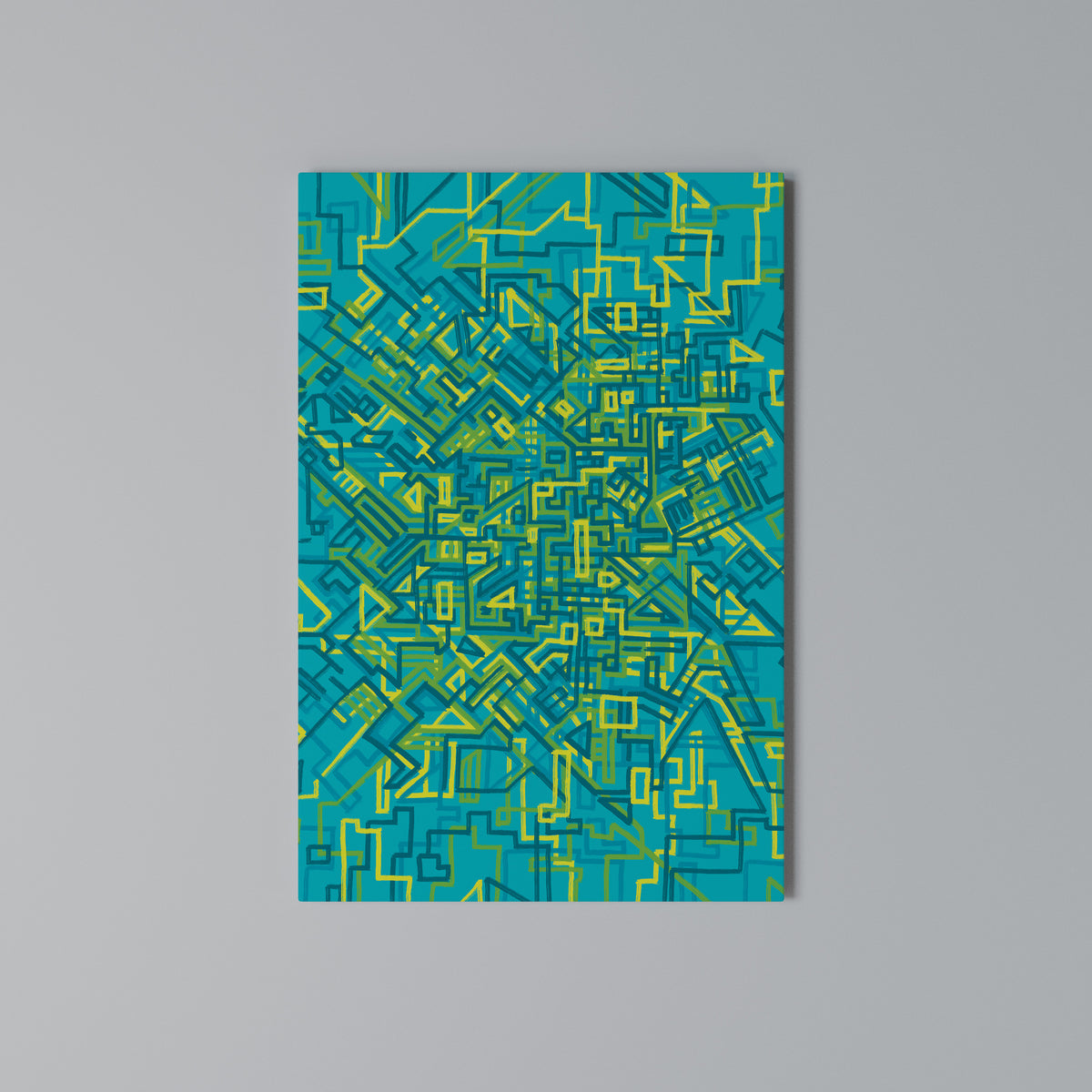 MONA LISA Vertical Canvas Print