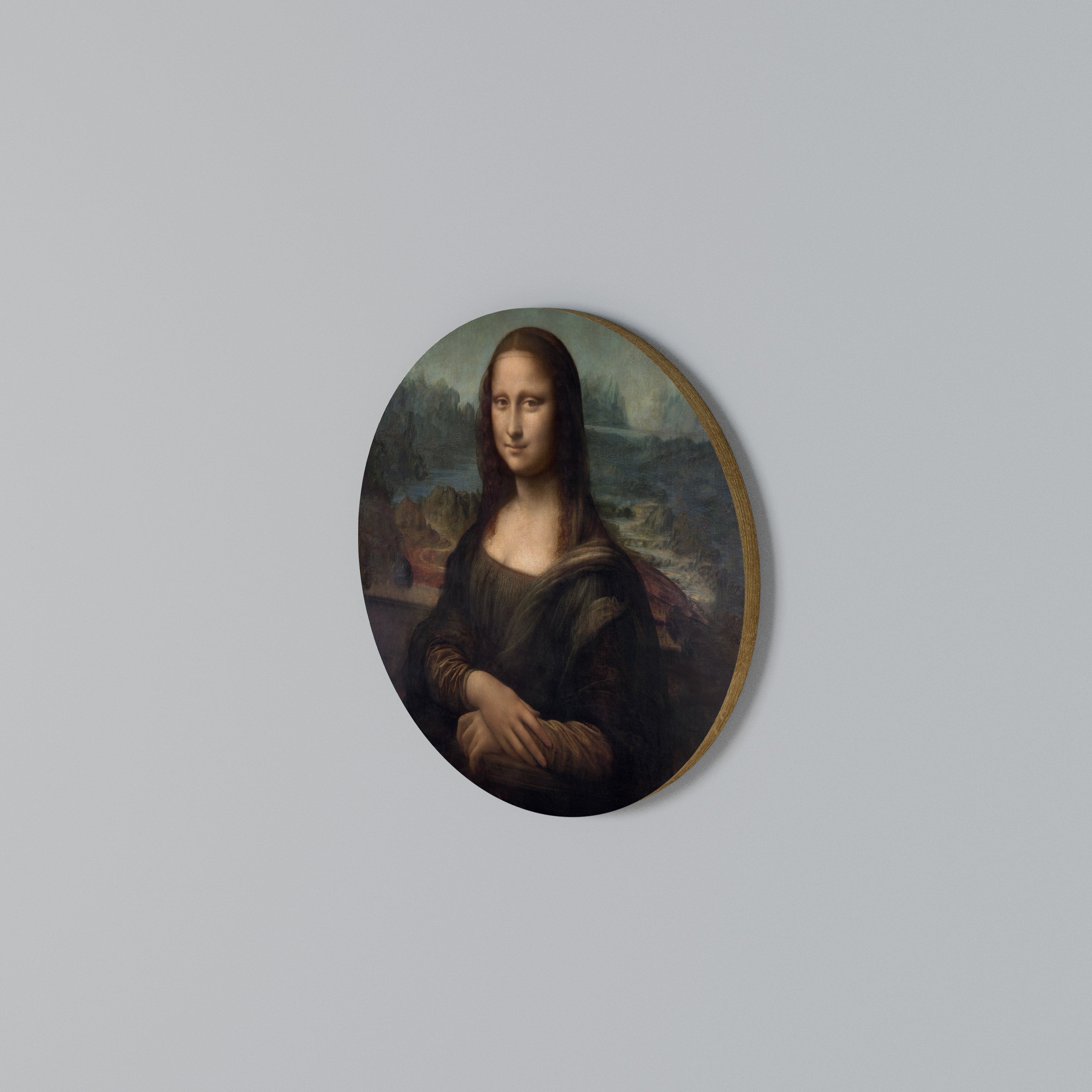 MONA LISA Round Wall Art