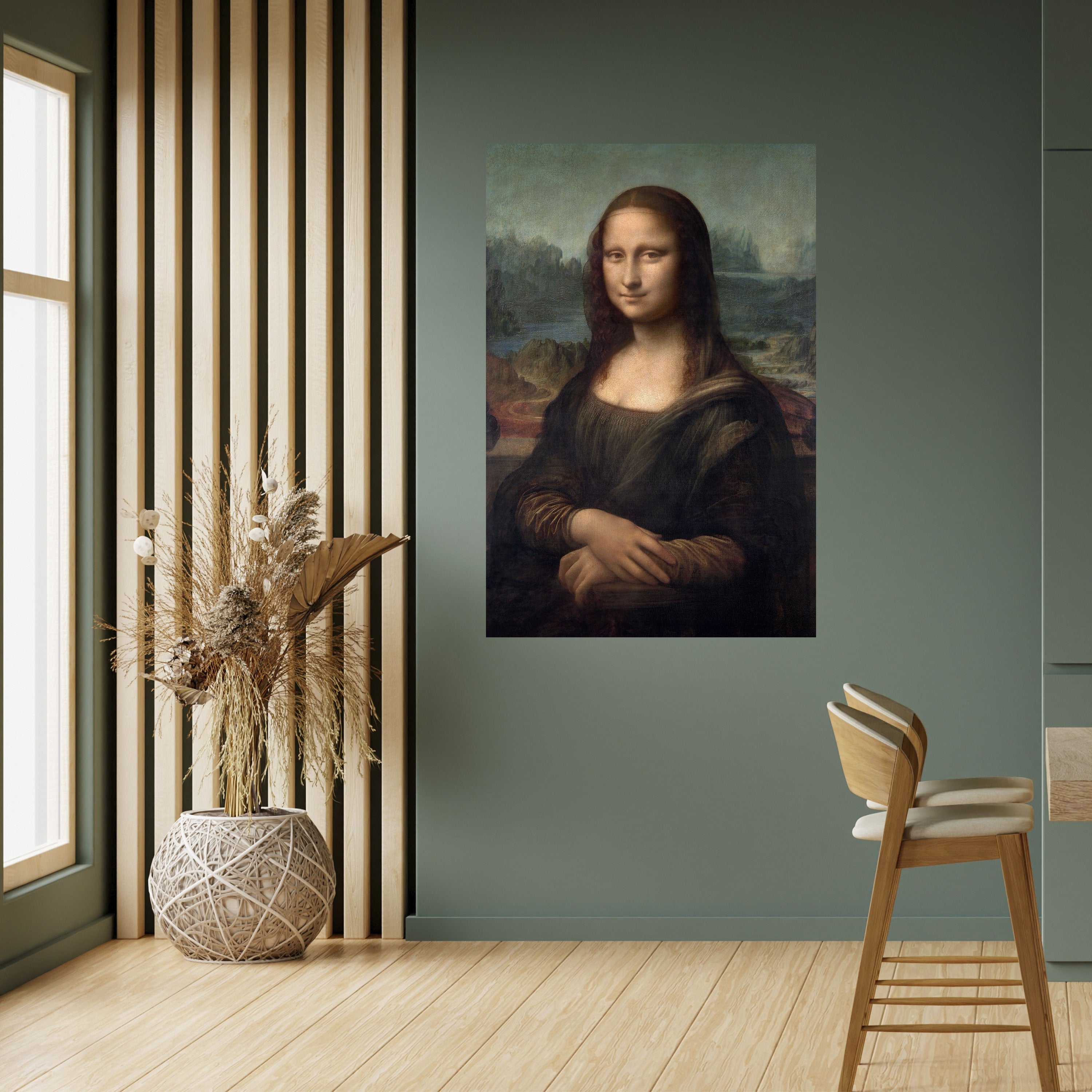 Affiche verticale autocollante MONA LISA