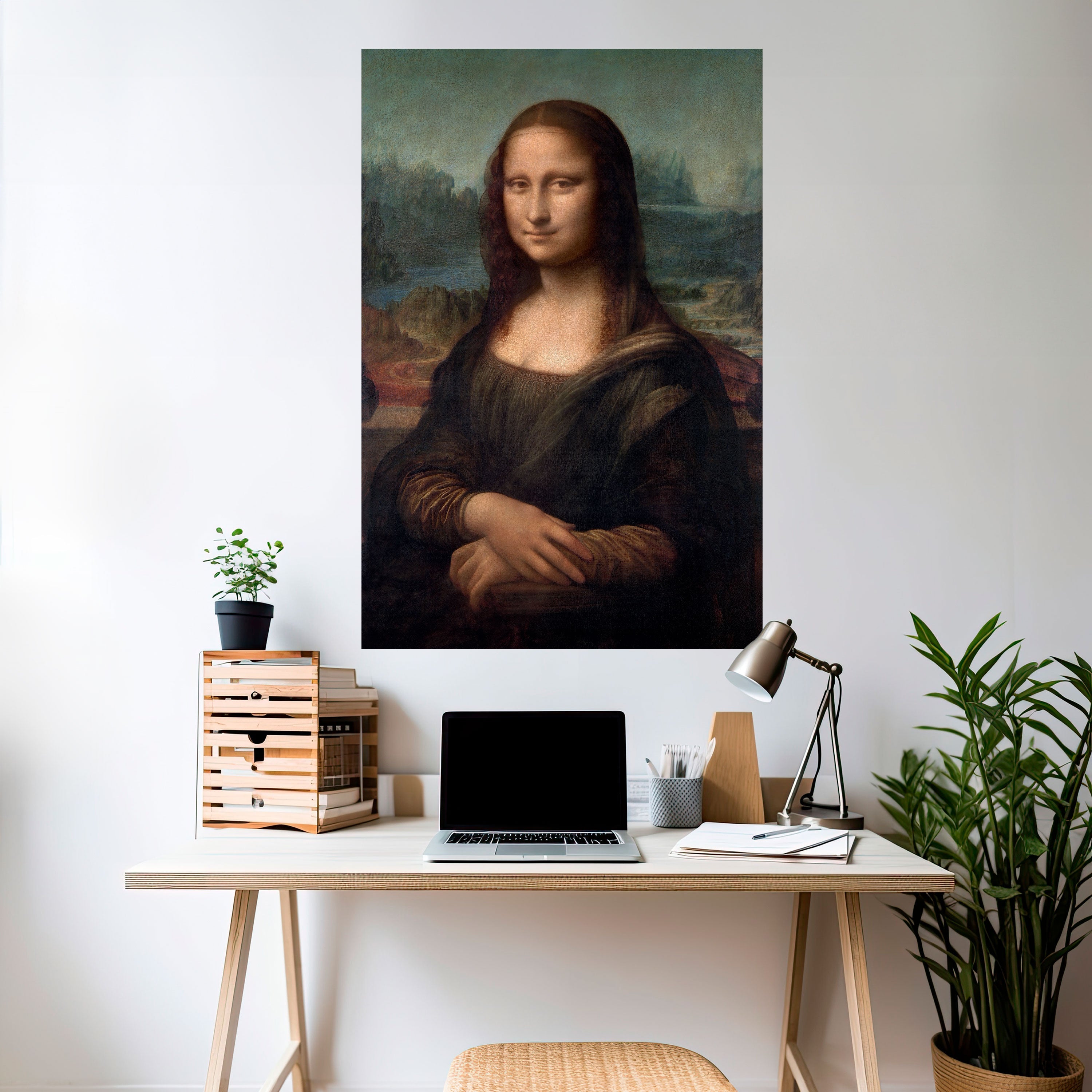Affiche verticale autocollante MONA LISA