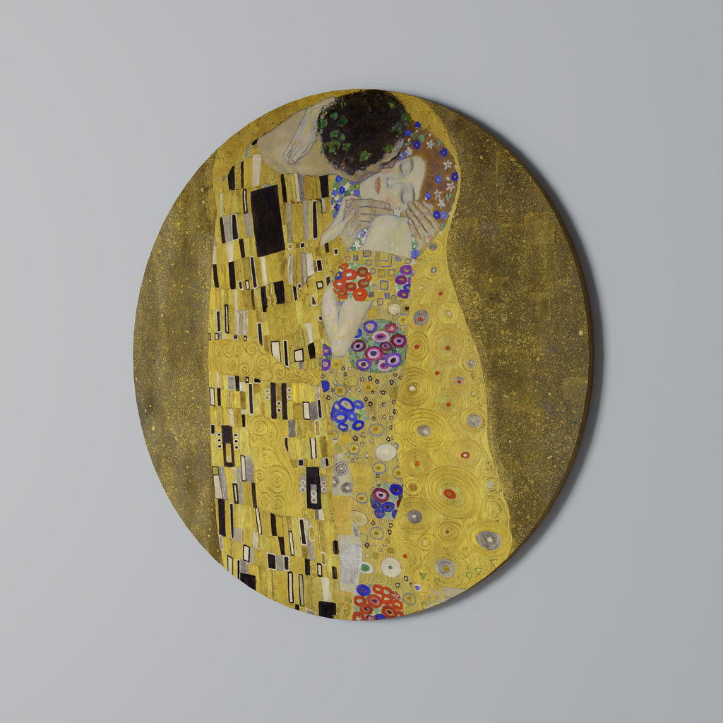 Décoration murale ronde THE KISS