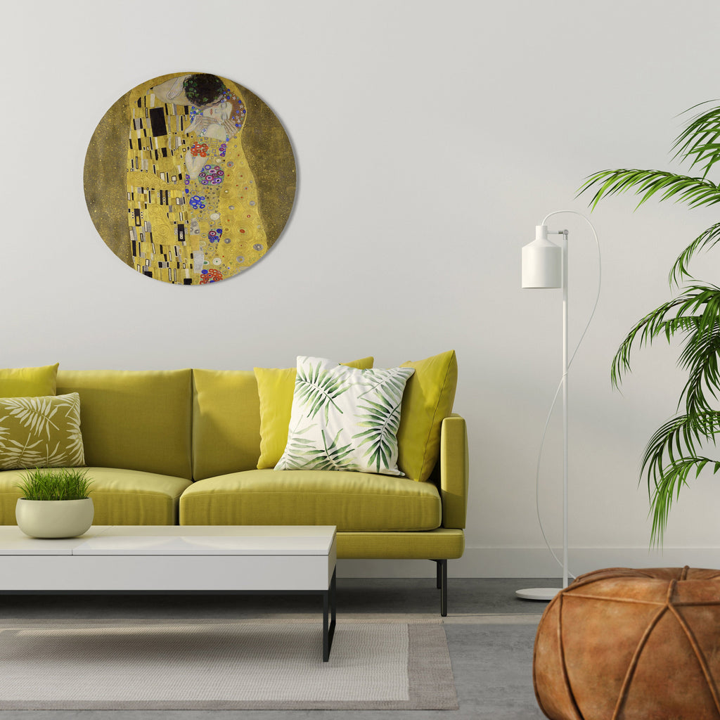 Décoration murale ronde THE KISS