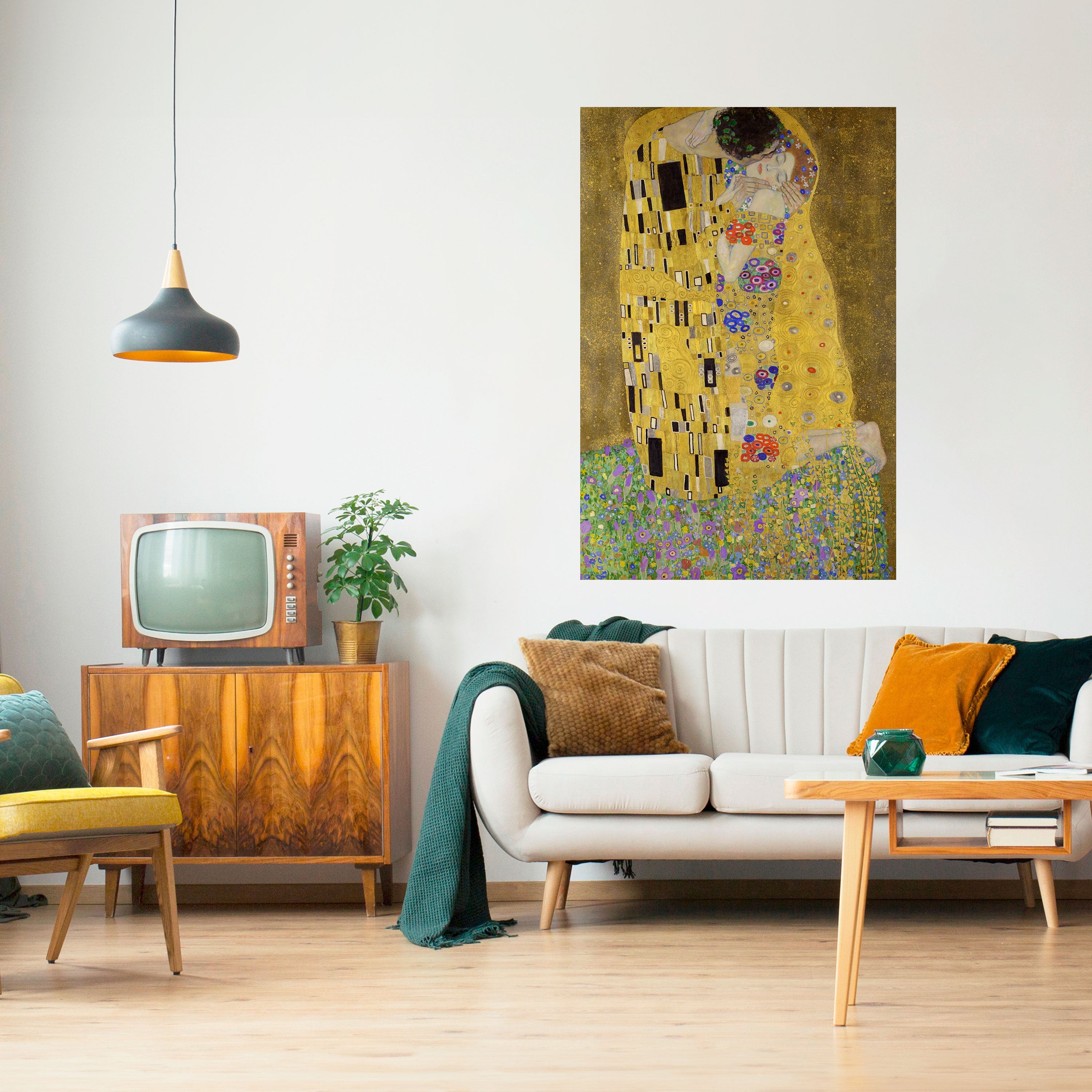 Affiche verticale autocollante THE KISS