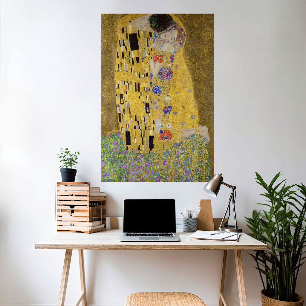 Affiche verticale autocollante THE KISS