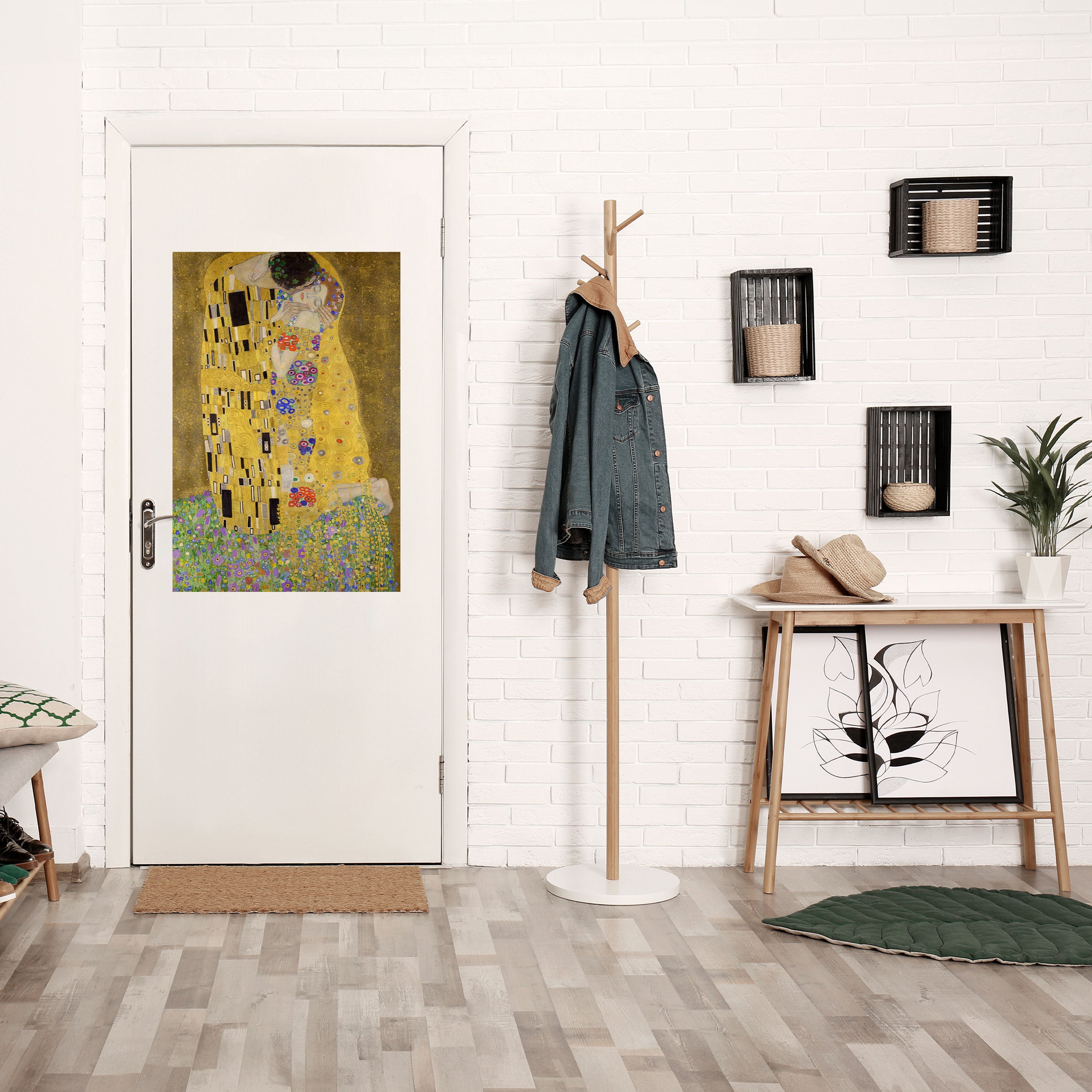 Affiche verticale autocollante THE KISS