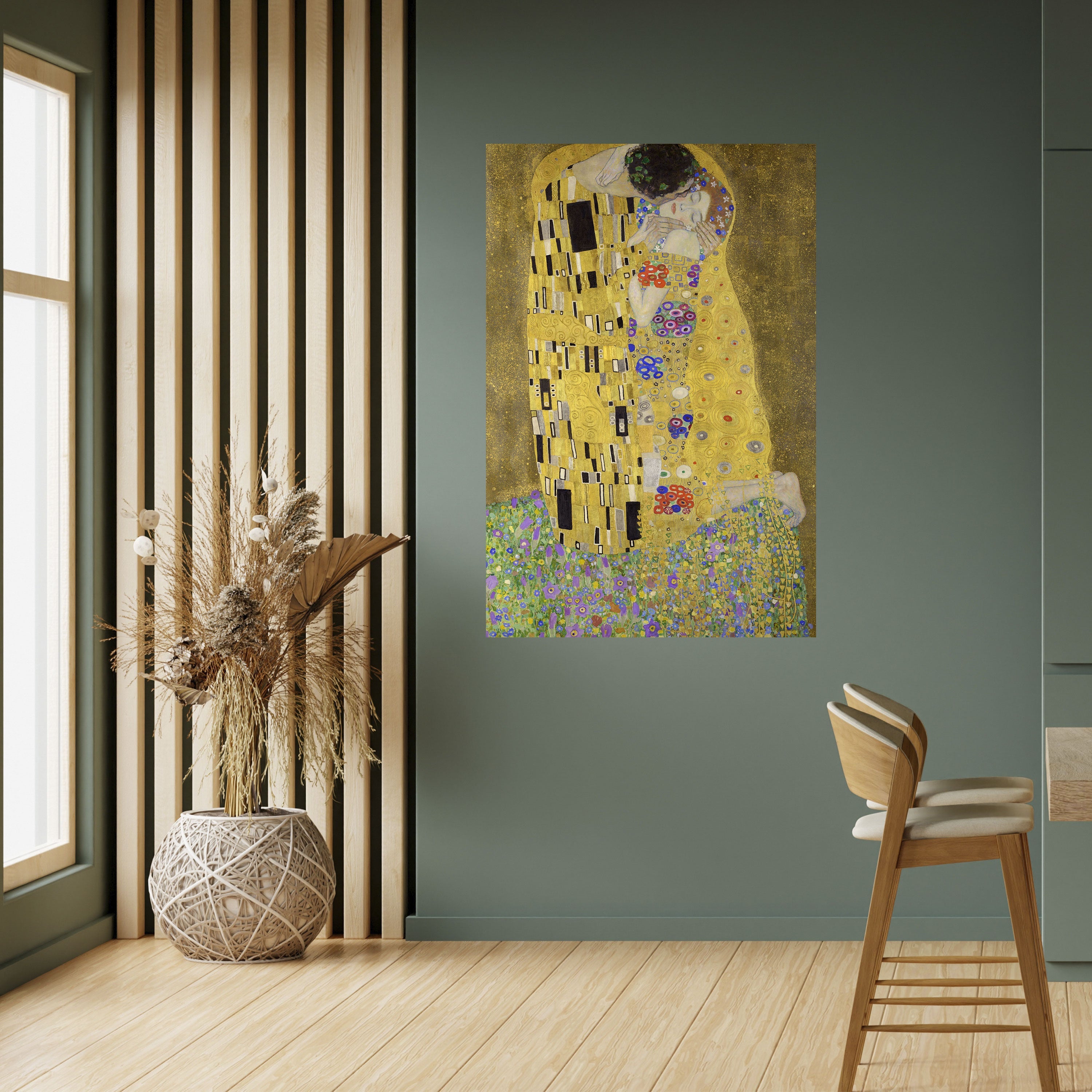 Affiche verticale autocollante THE KISS