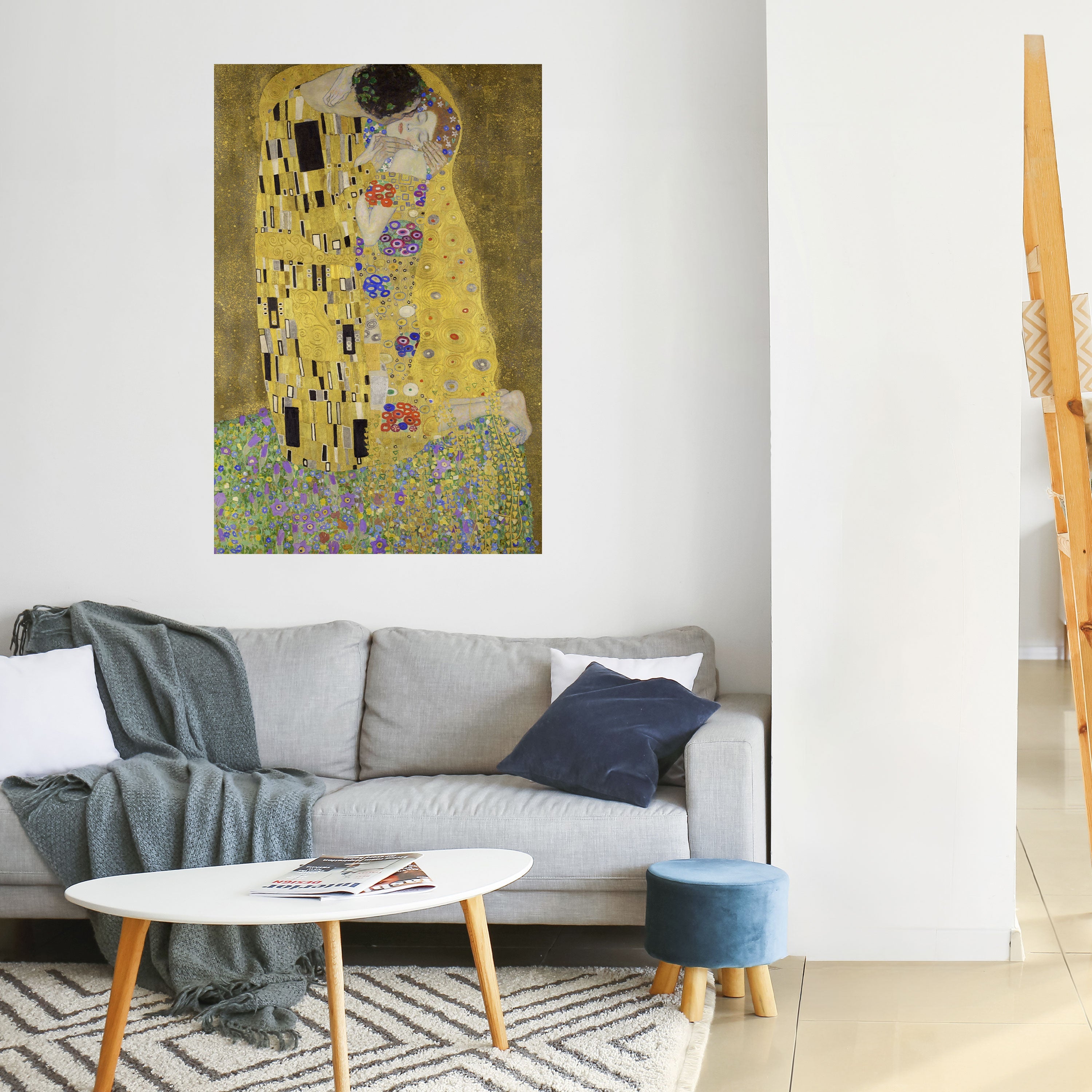 Affiche verticale autocollante THE KISS