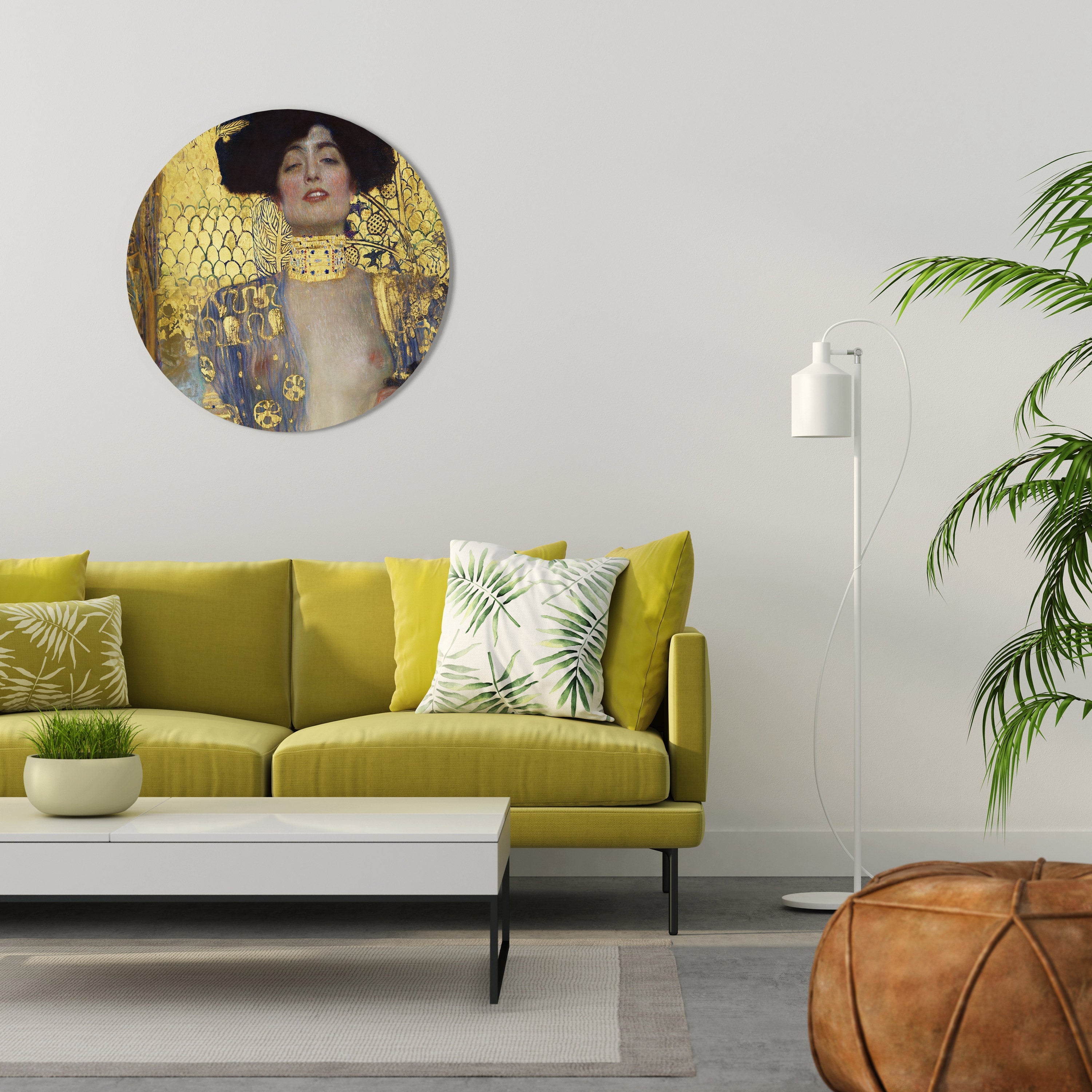 Décoration murale ronde JUDITH et HOLOFERNE