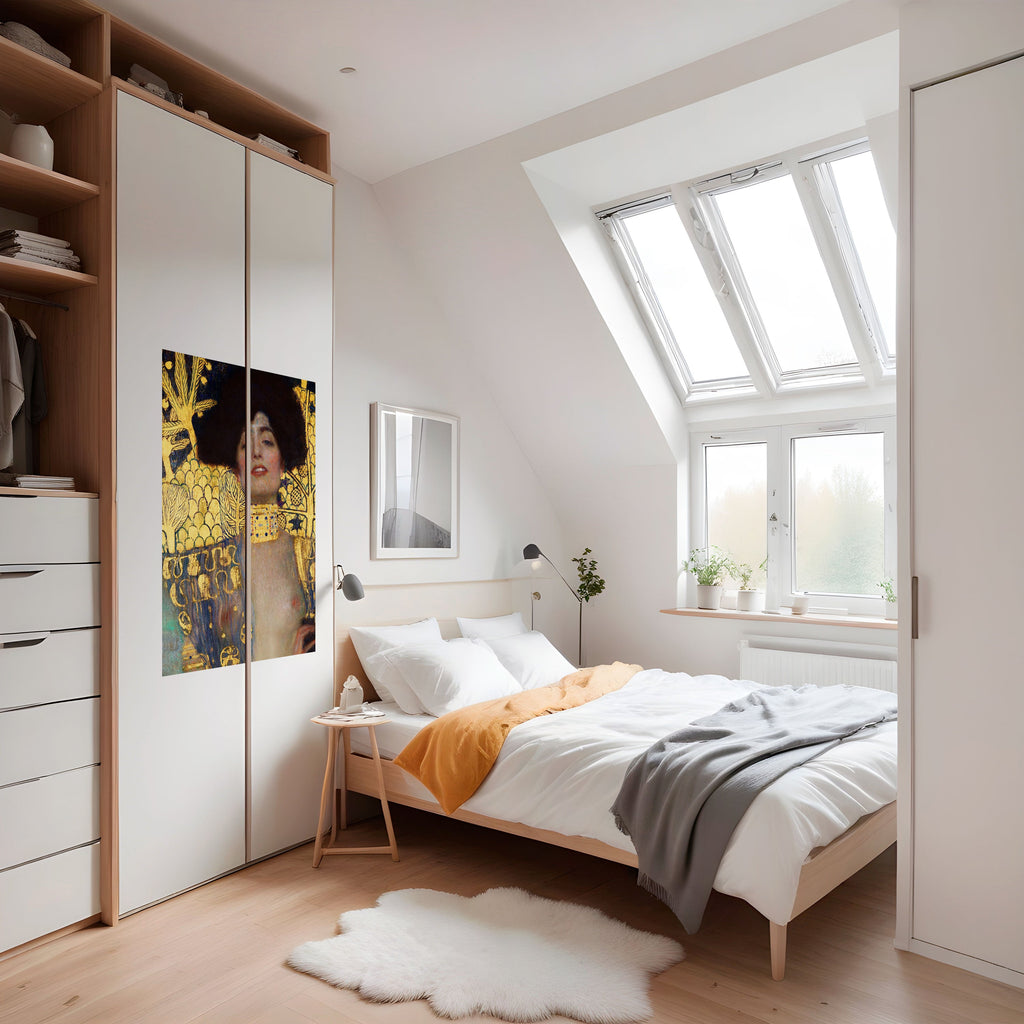 Affiche verticale autocollante JUDITH et HOLOFERNE