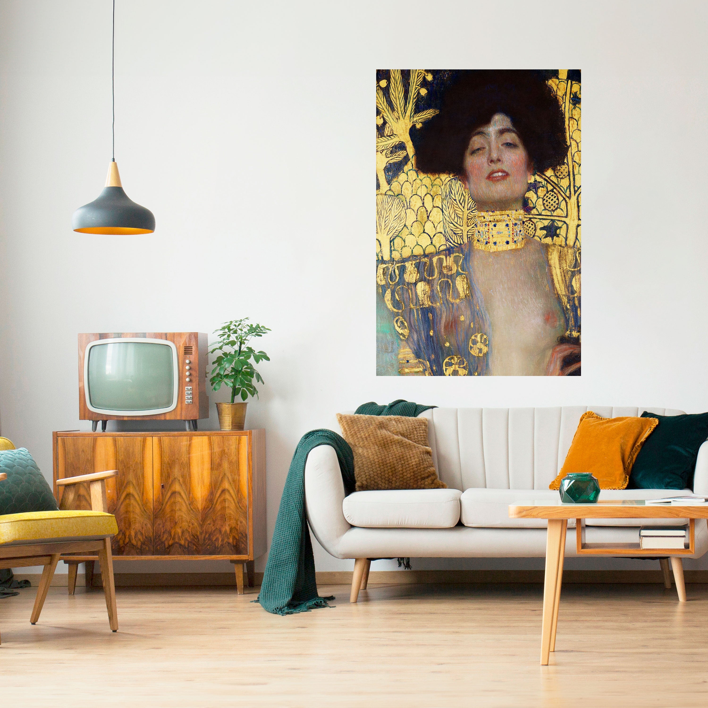 Affiche verticale autocollante JUDITH et HOLOFERNE