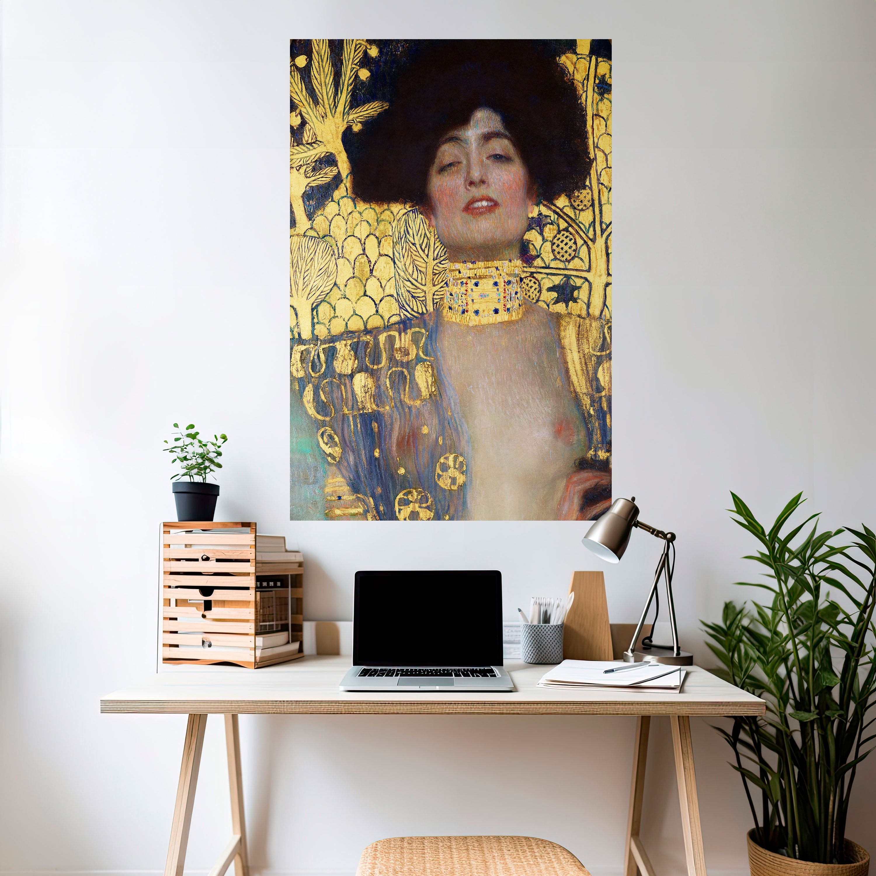 Affiche verticale autocollante JUDITH et HOLOFERNE