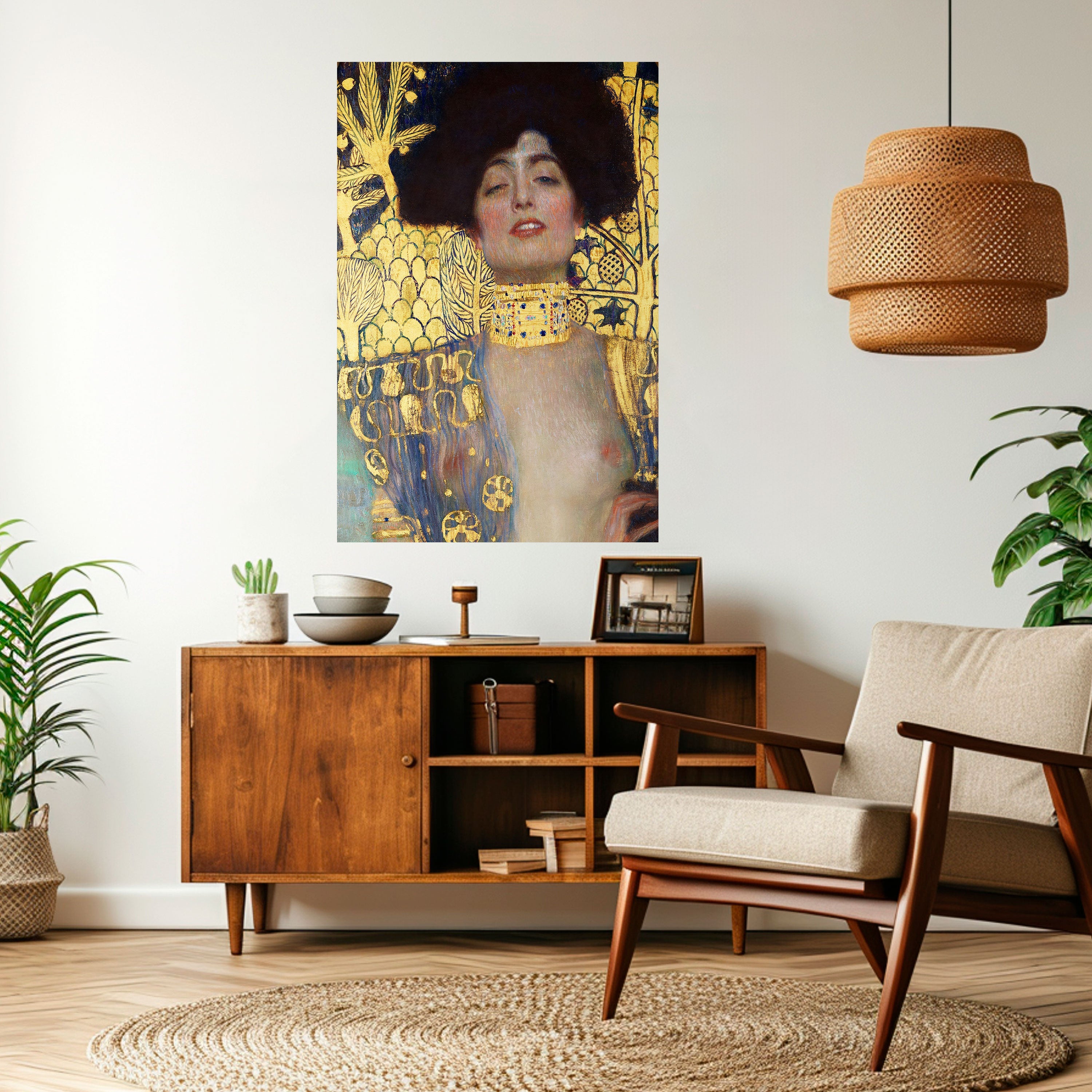 Affiche verticale autocollante JUDITH et HOLOFERNE