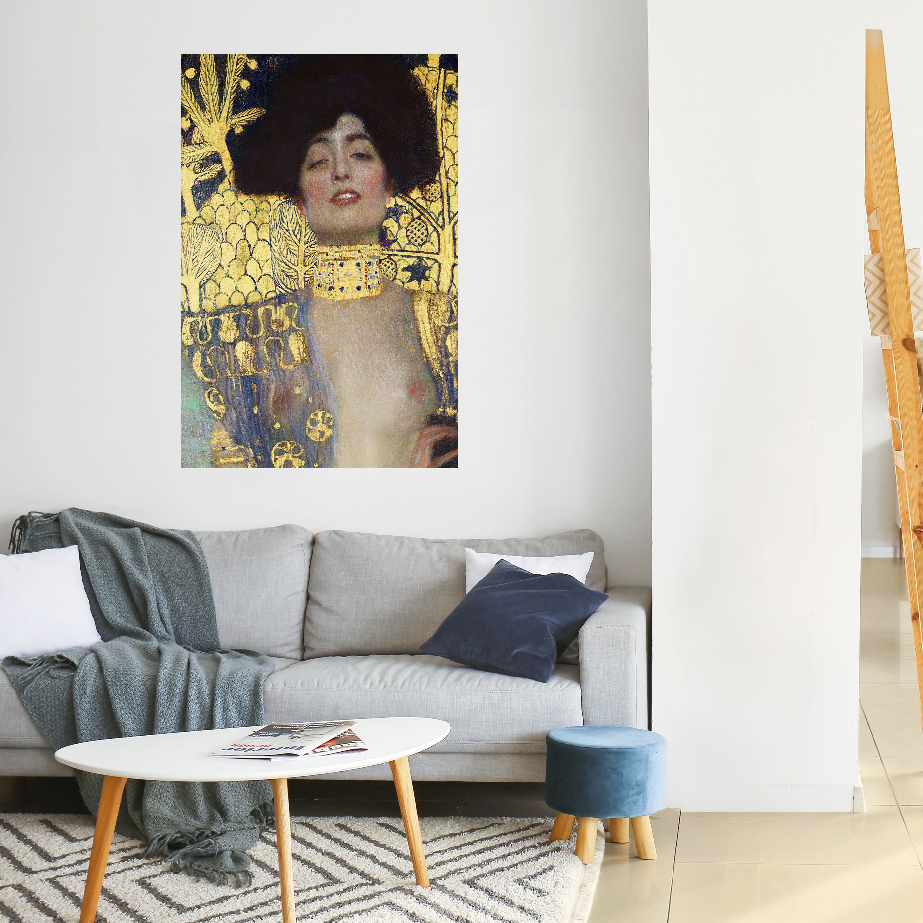 Affiche verticale autocollante JUDITH et HOLOFERNE