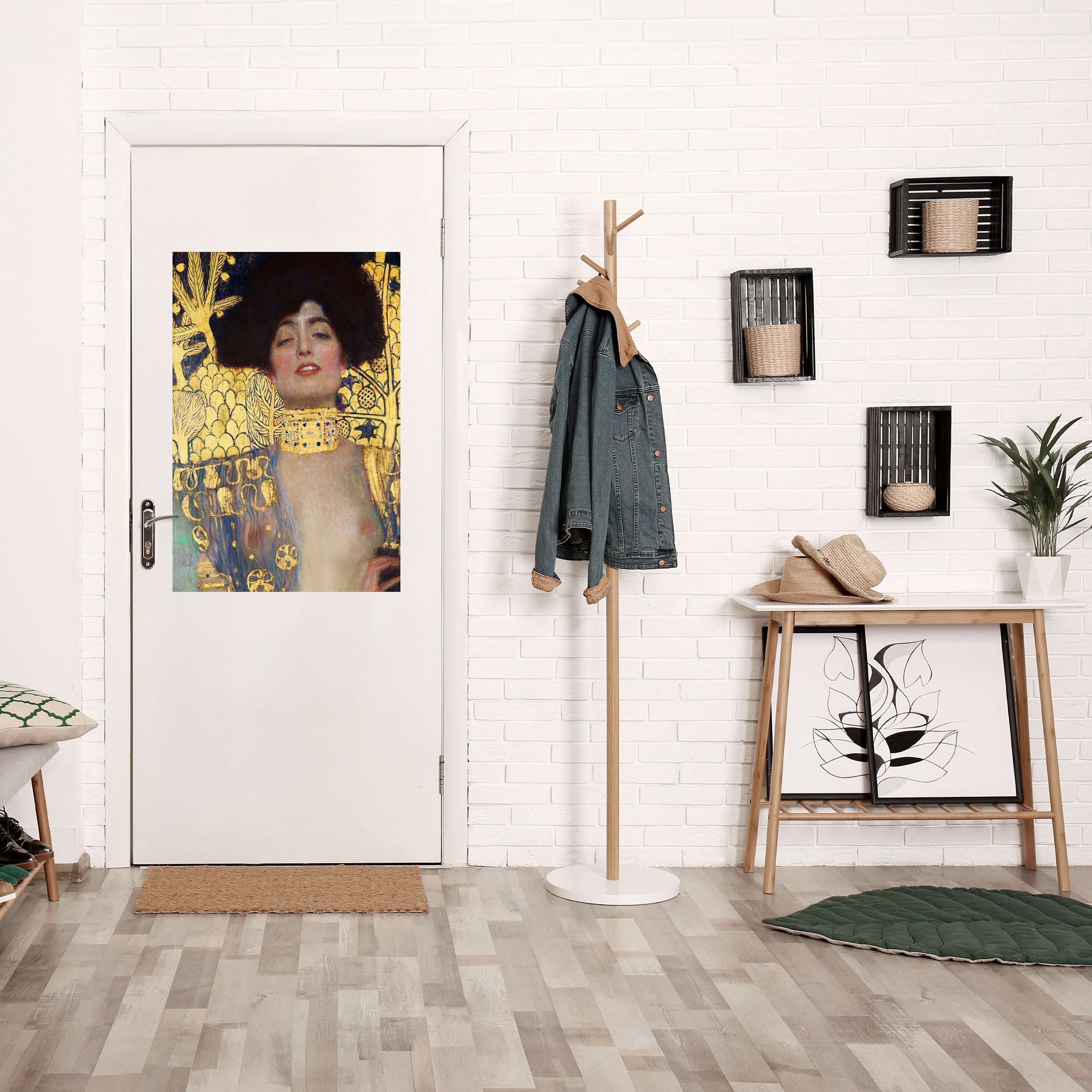 Affiche verticale autocollante JUDITH et HOLOFERNE