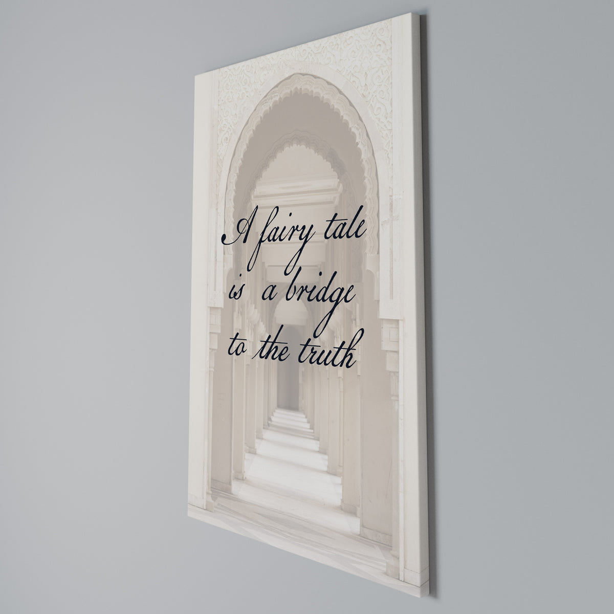 DREAMLIKE PASSAGE Vertical Canvas Print