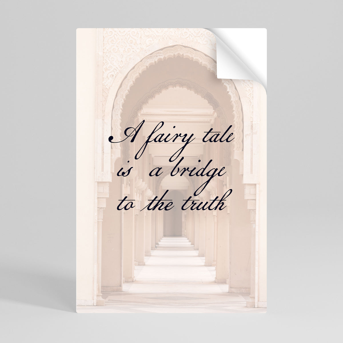 DREAMLIKE PASSAGE Peel and Stick Vertical Poster