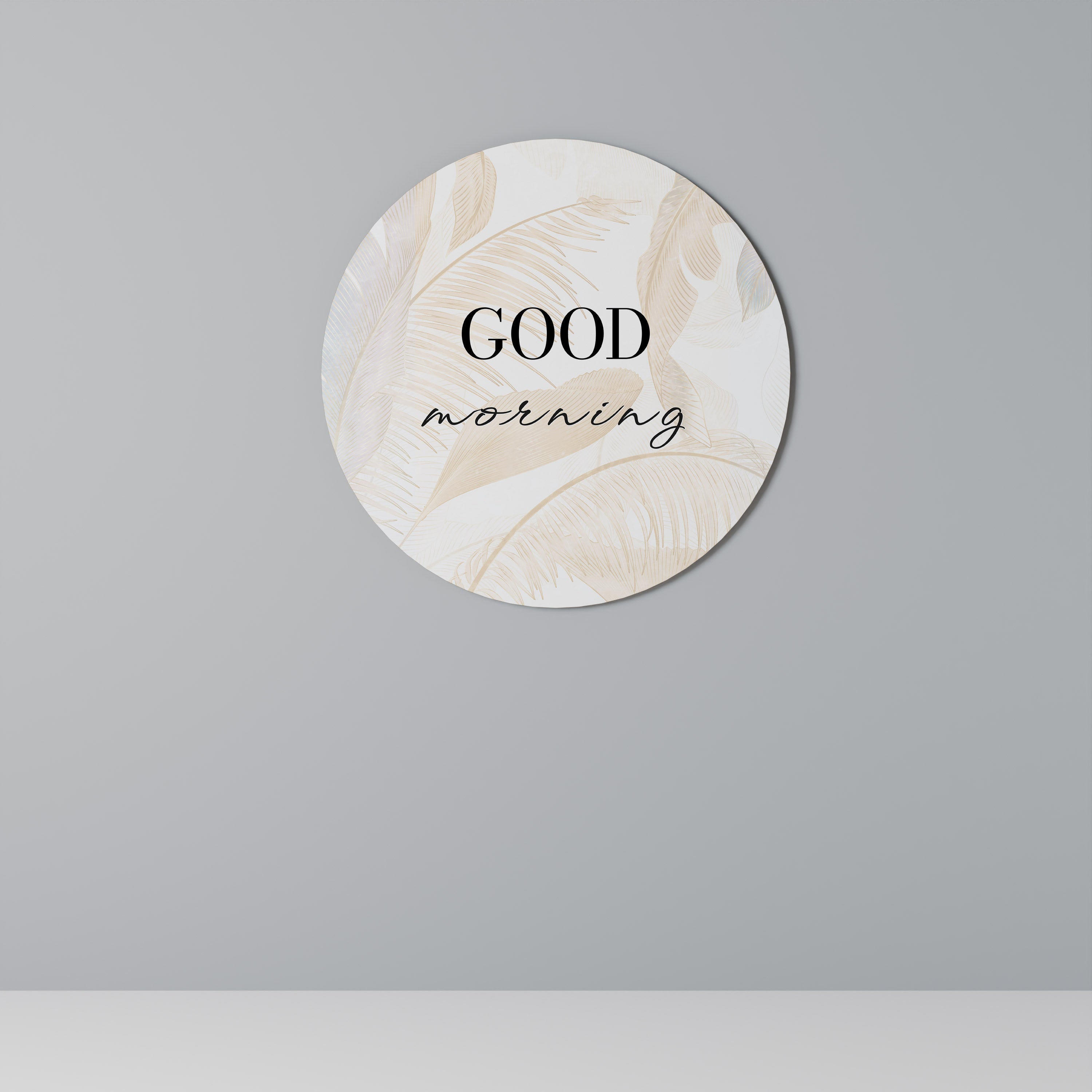 Décoration murale ronde MORNING MIST MAGIC