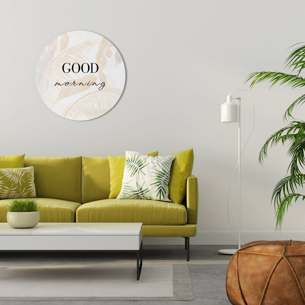 Décoration murale ronde MORNING MIST MAGIC