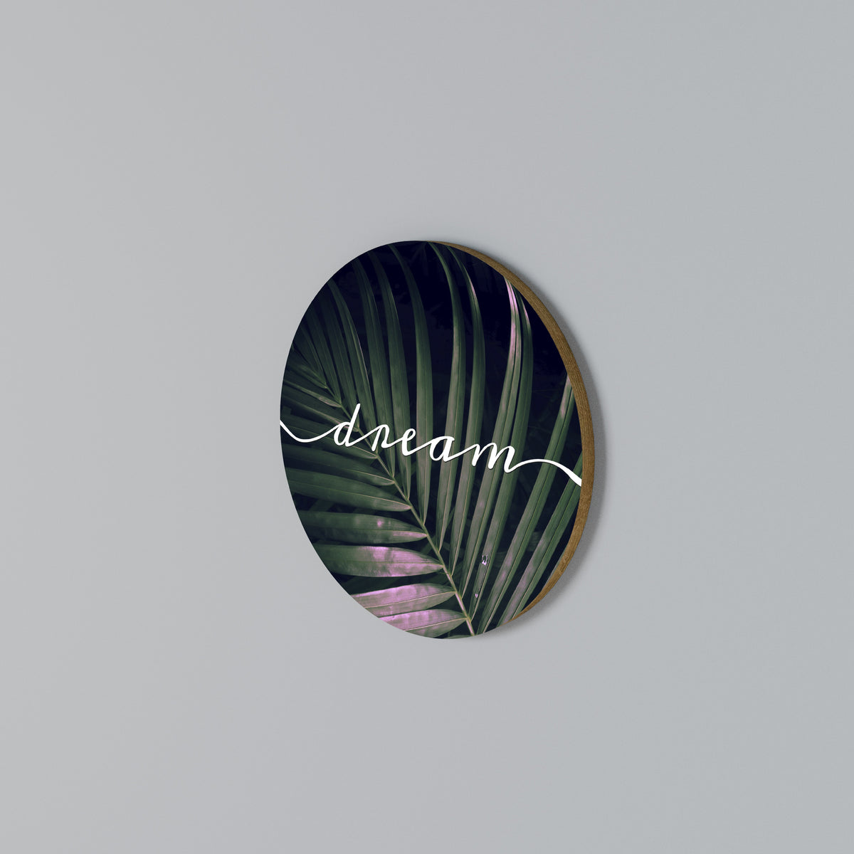 LUSH DREAMSCAPE Round Wall Art