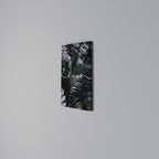 LOVE IN LEAVES Vertical Canvas Print