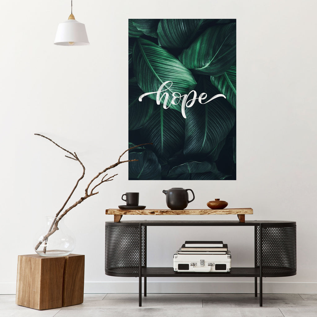 Affiche verticale autocollante « GREEN WHISPERS OF HOPE »