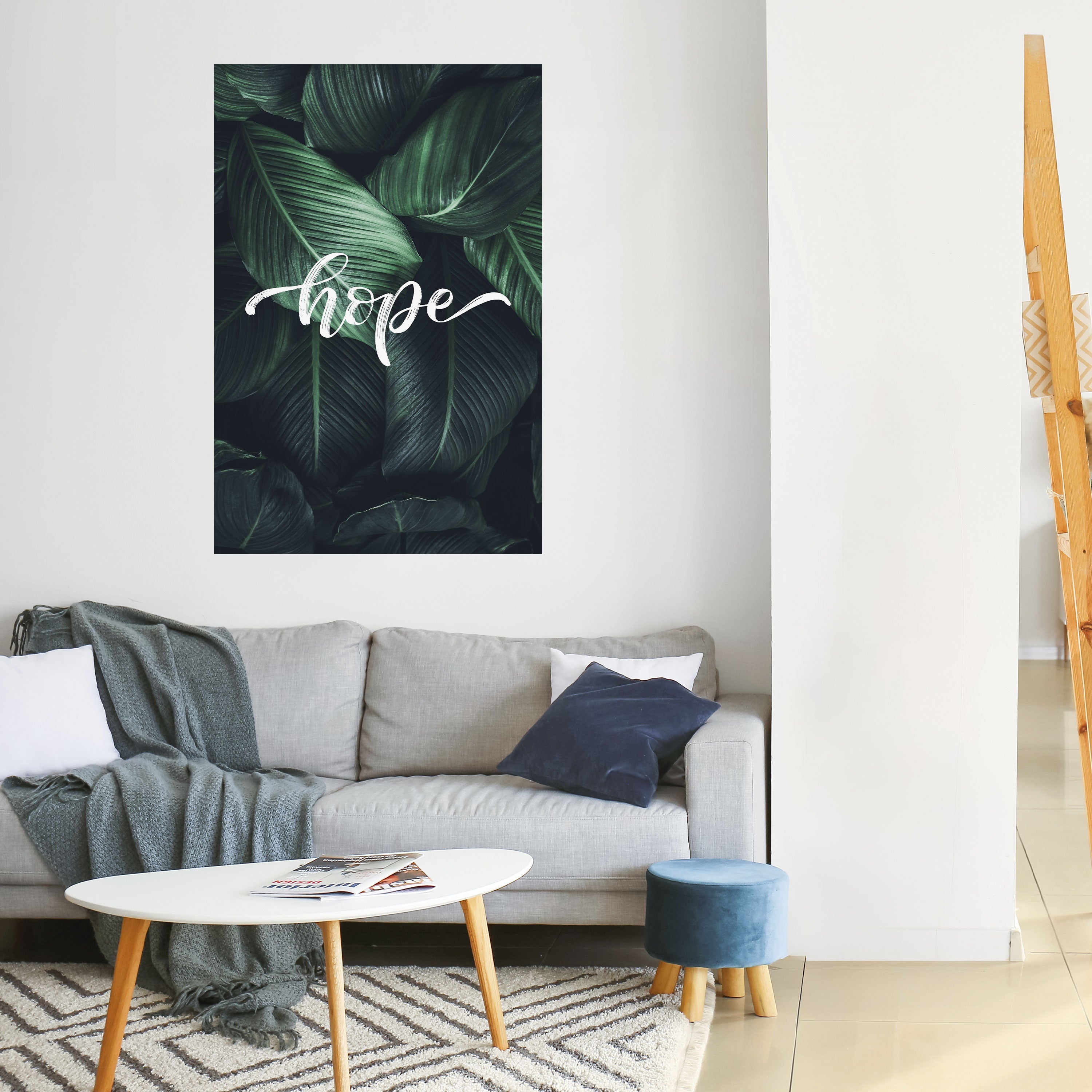 Affiche verticale autocollante « GREEN WHISPERS OF HOPE »