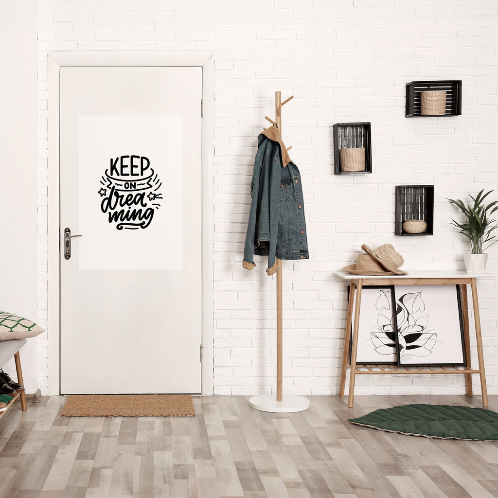 Affiche verticale autocollante « CONTINUEZ À RÊVER »