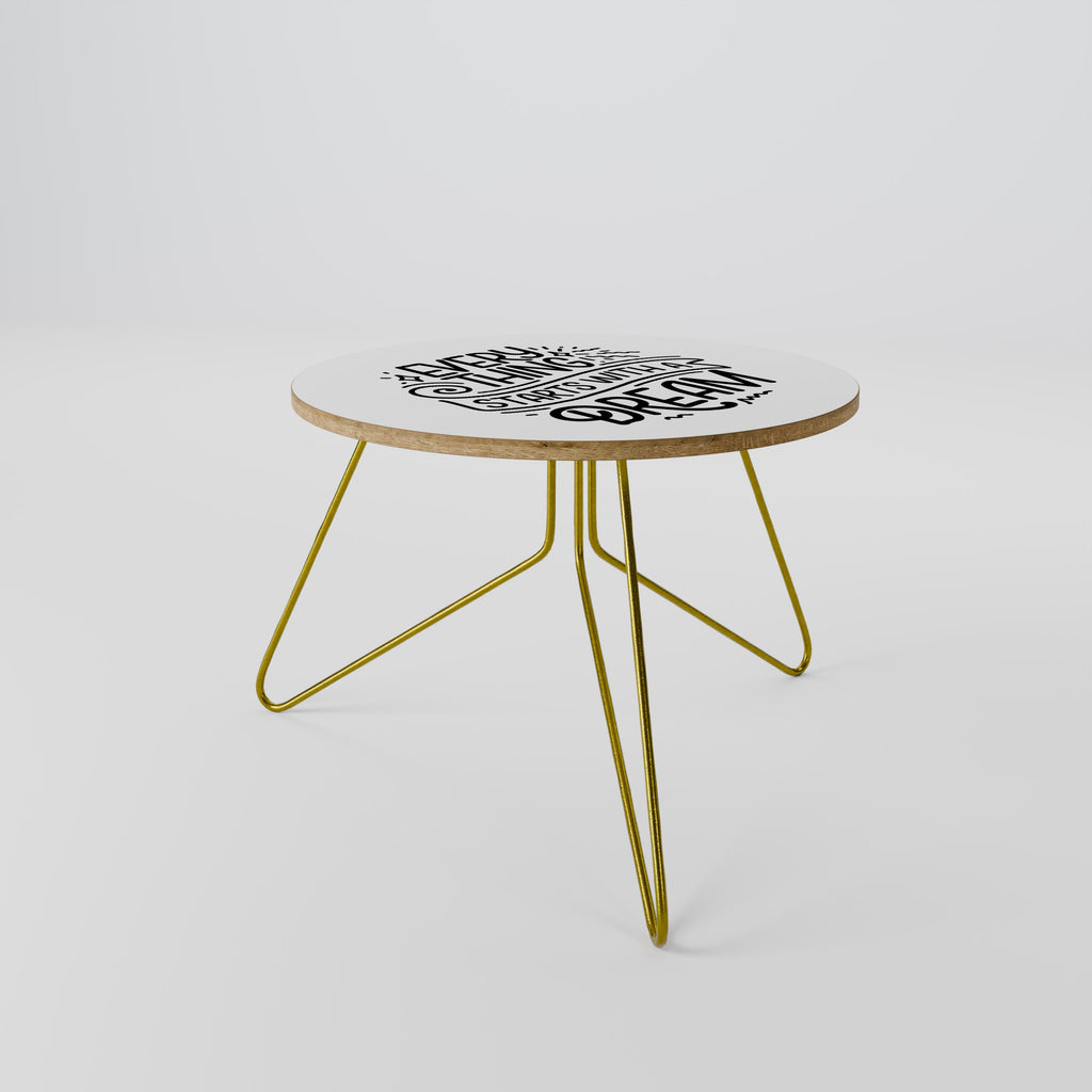 TOUT COMMENCE PAR UN RÊVE Table basse 60