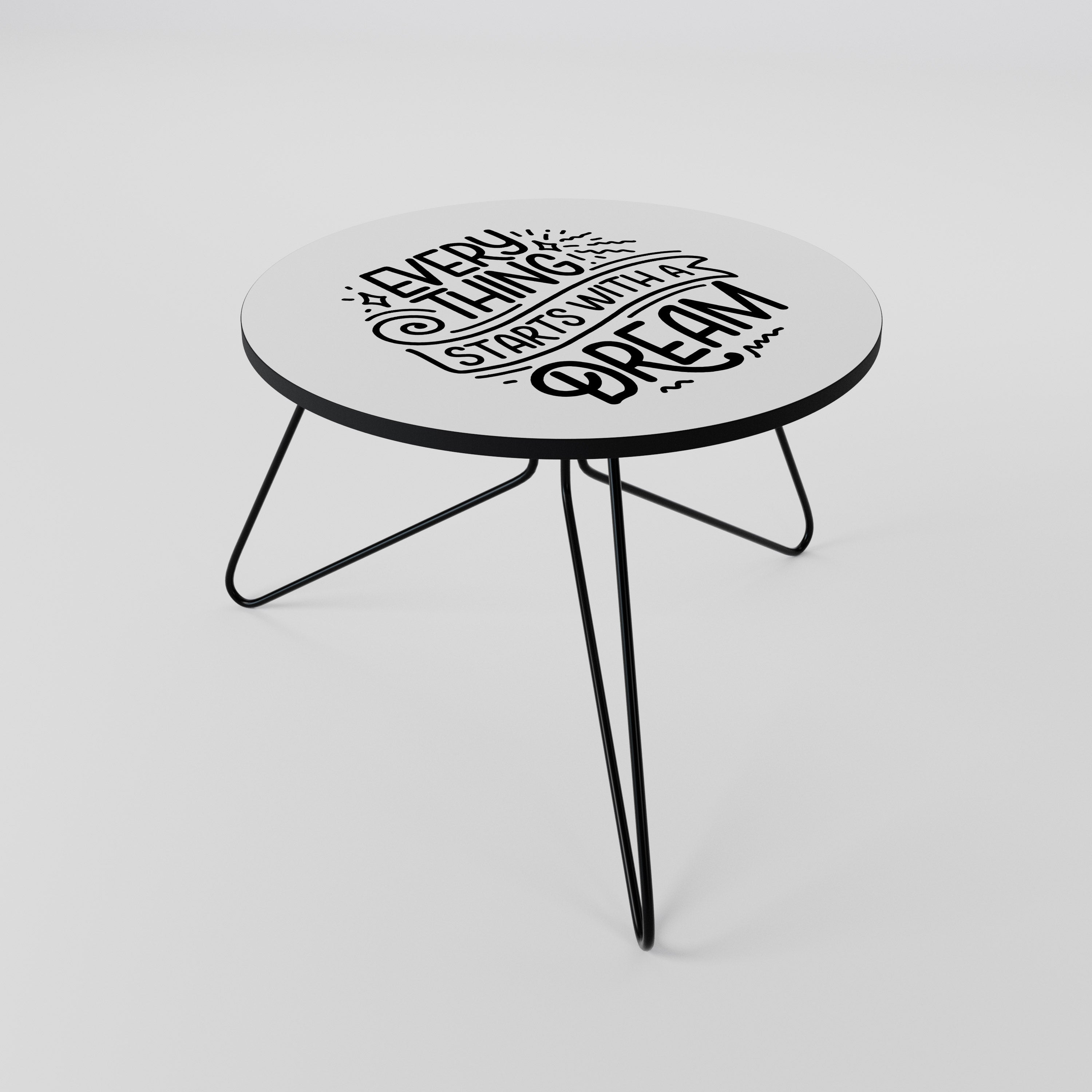 TOUT COMMENCE PAR UN RÊVE Table basse 60