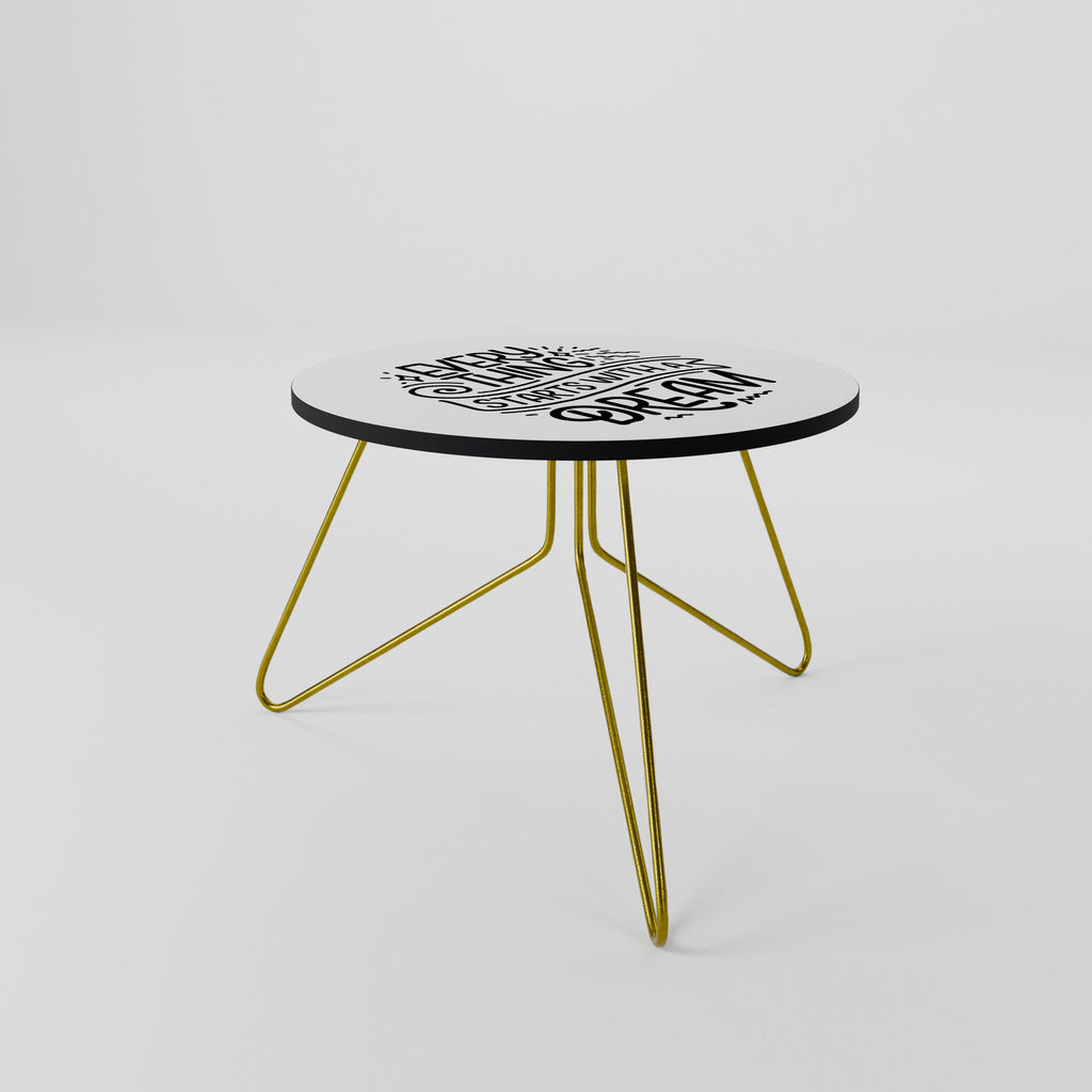 TOUT COMMENCE PAR UN RÊVE Table basse 60