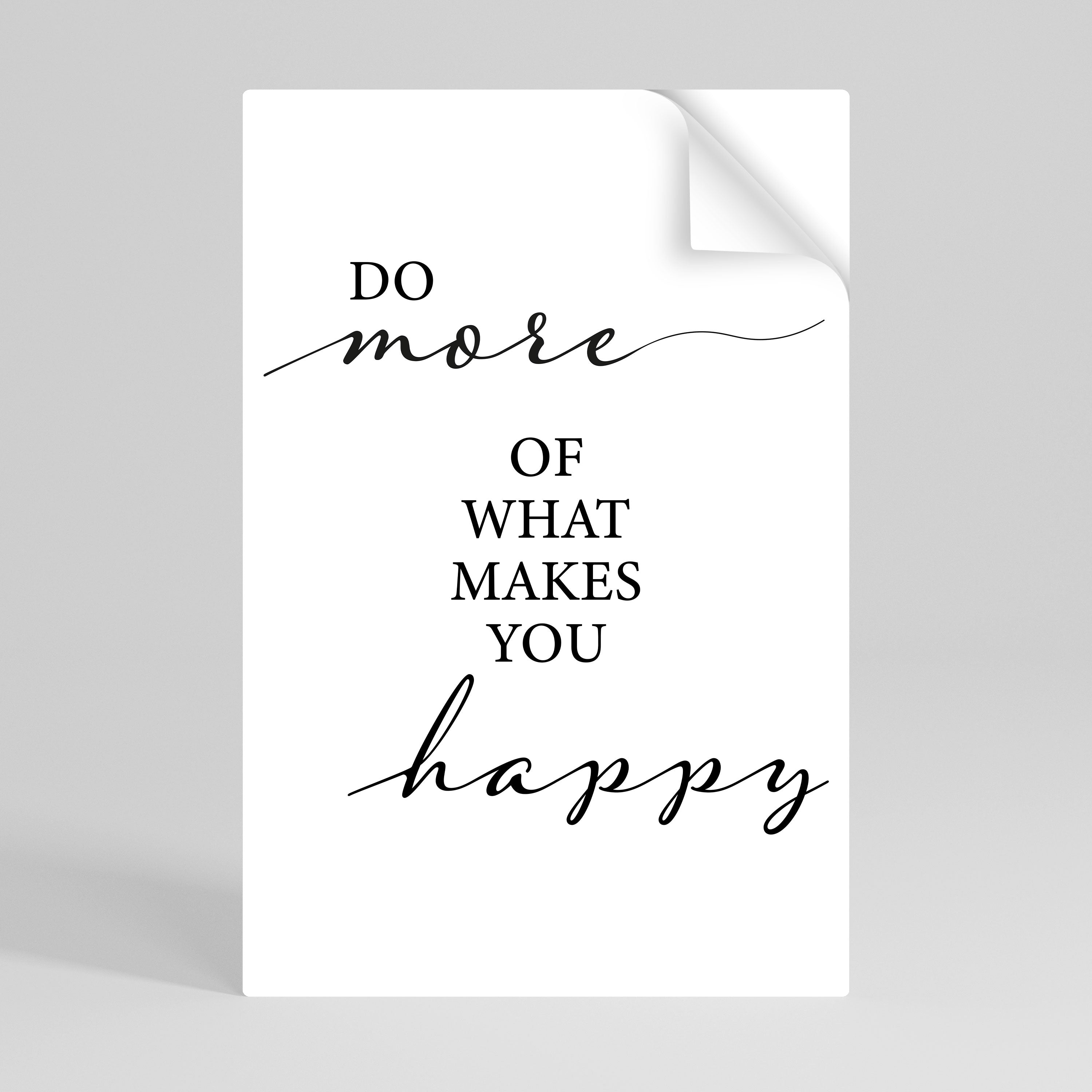 Affiche verticale autocollante « À LA RECHERCHE DE LA JOIE »