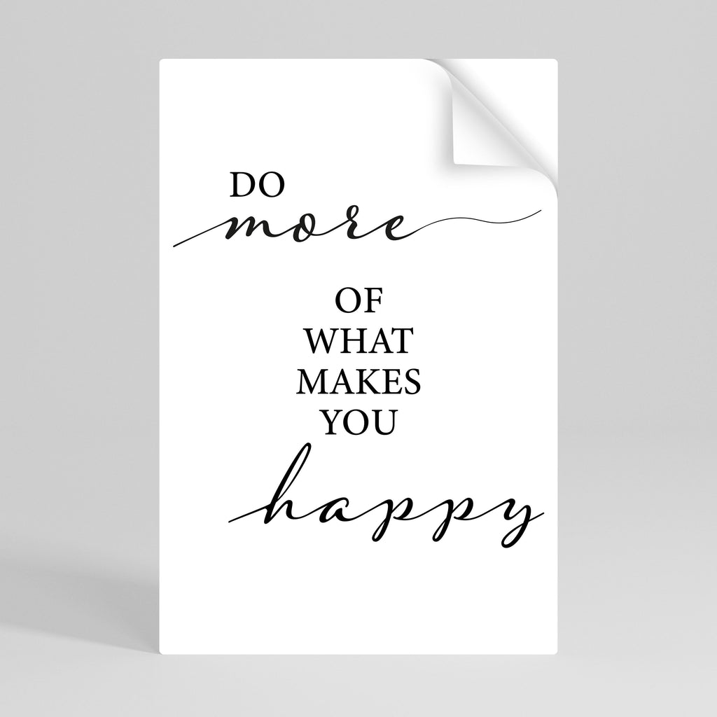 Affiche verticale autocollante « À LA RECHERCHE DE LA JOIE »