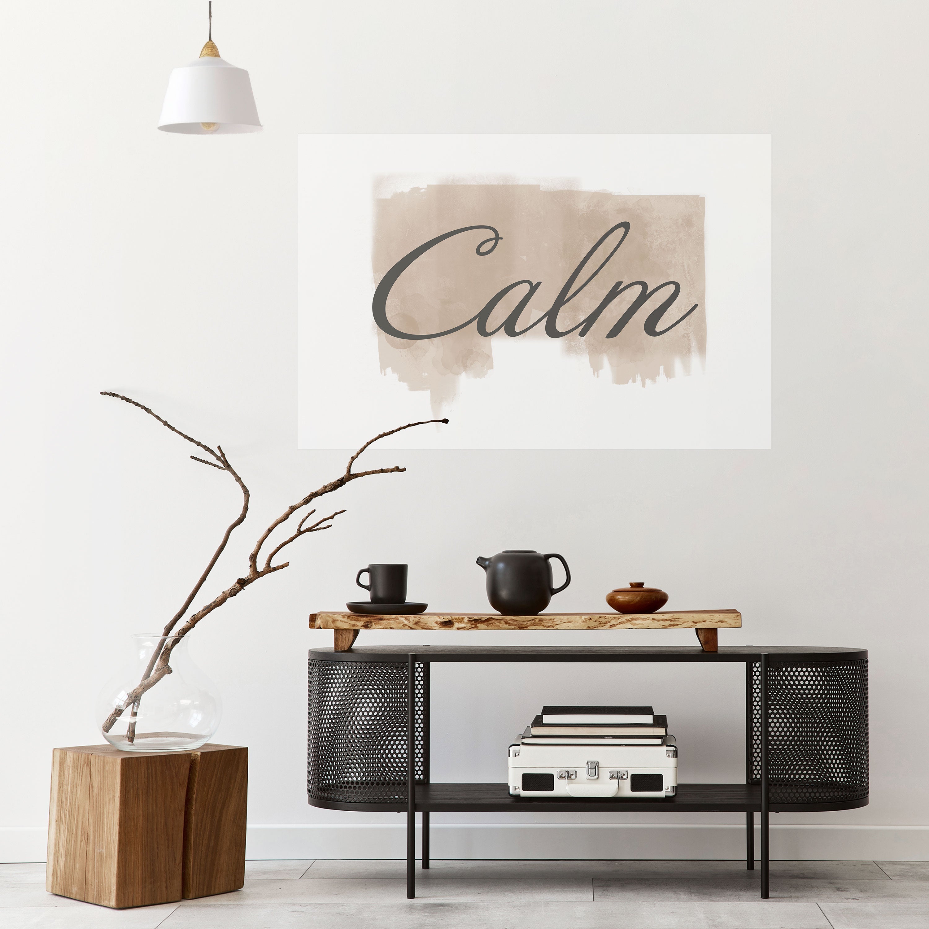 Affiche horizontale autocollante « IMMOBILITÉ DANS L'ART »