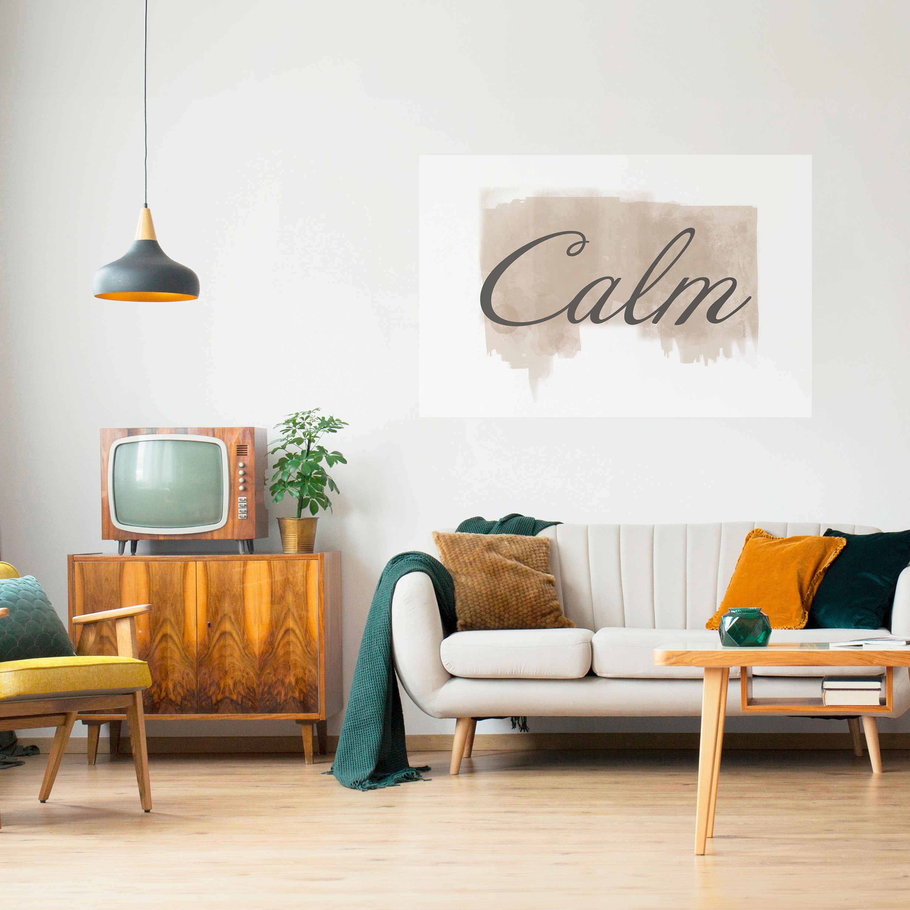 Affiche horizontale autocollante « IMMOBILITÉ DANS L'ART »