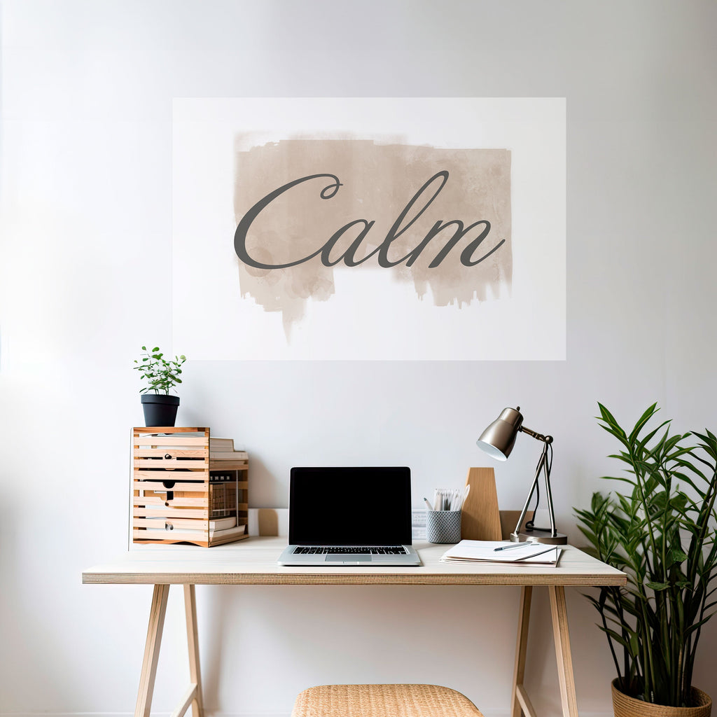 Affiche horizontale autocollante « IMMOBILITÉ DANS L'ART »