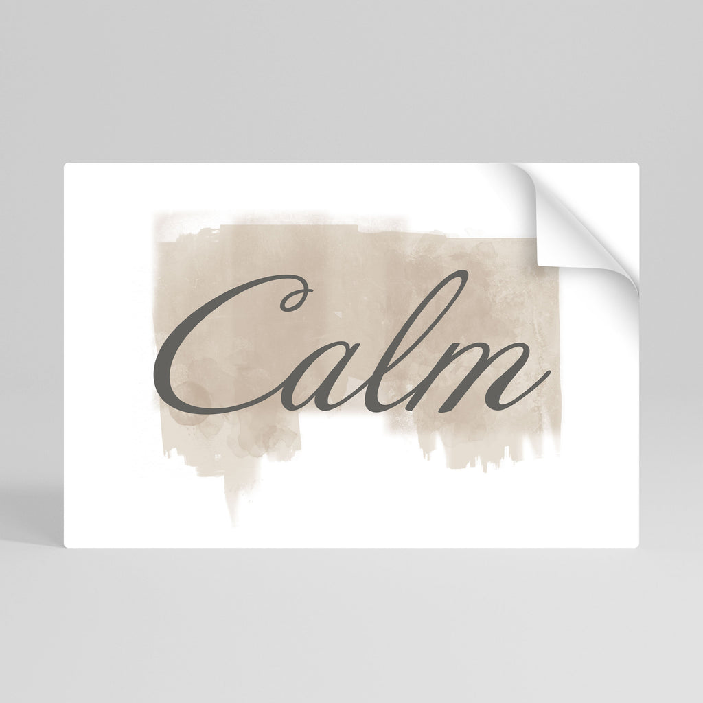 Affiche horizontale autocollante « IMMOBILITÉ DANS L'ART »