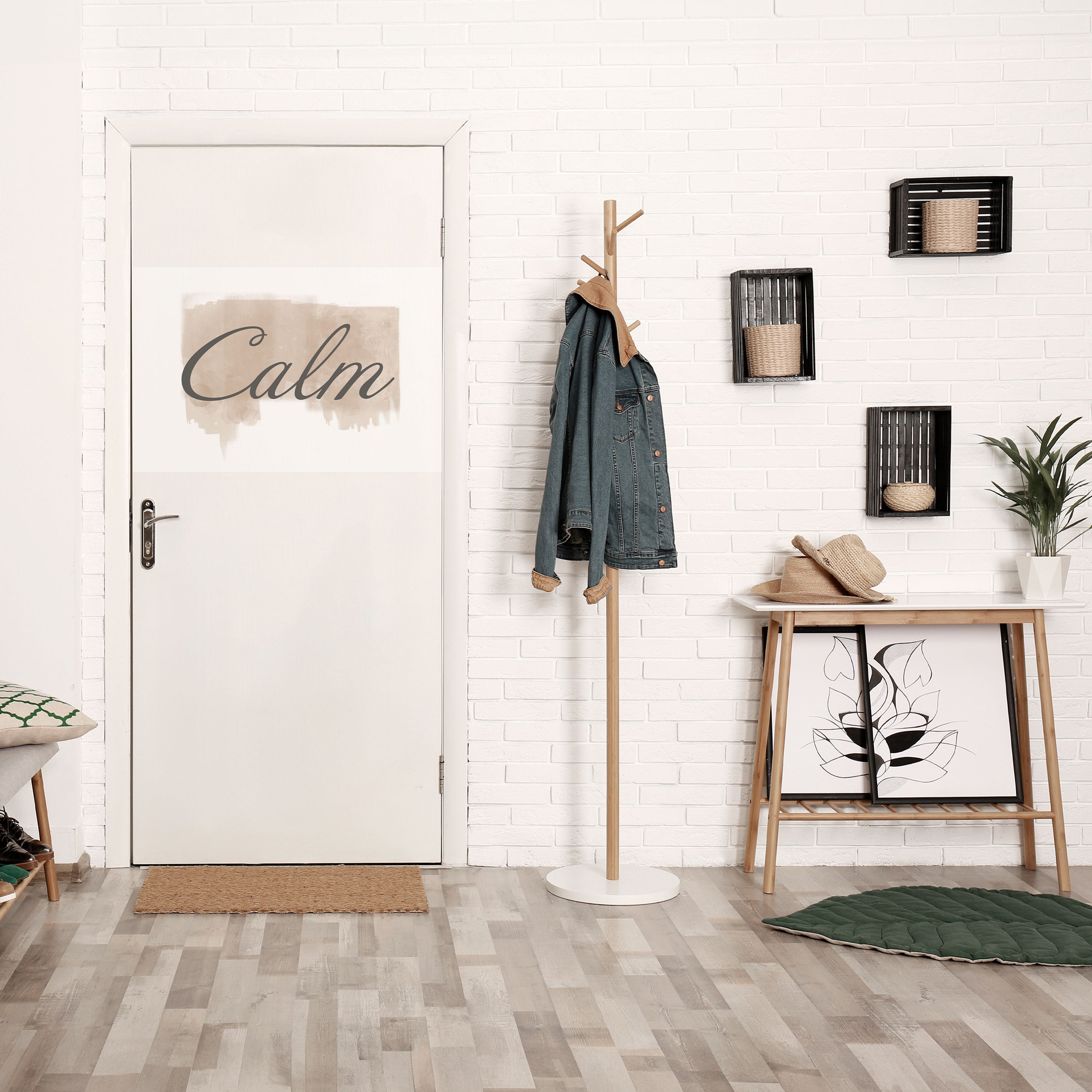 Affiche horizontale autocollante « IMMOBILITÉ DANS L'ART »