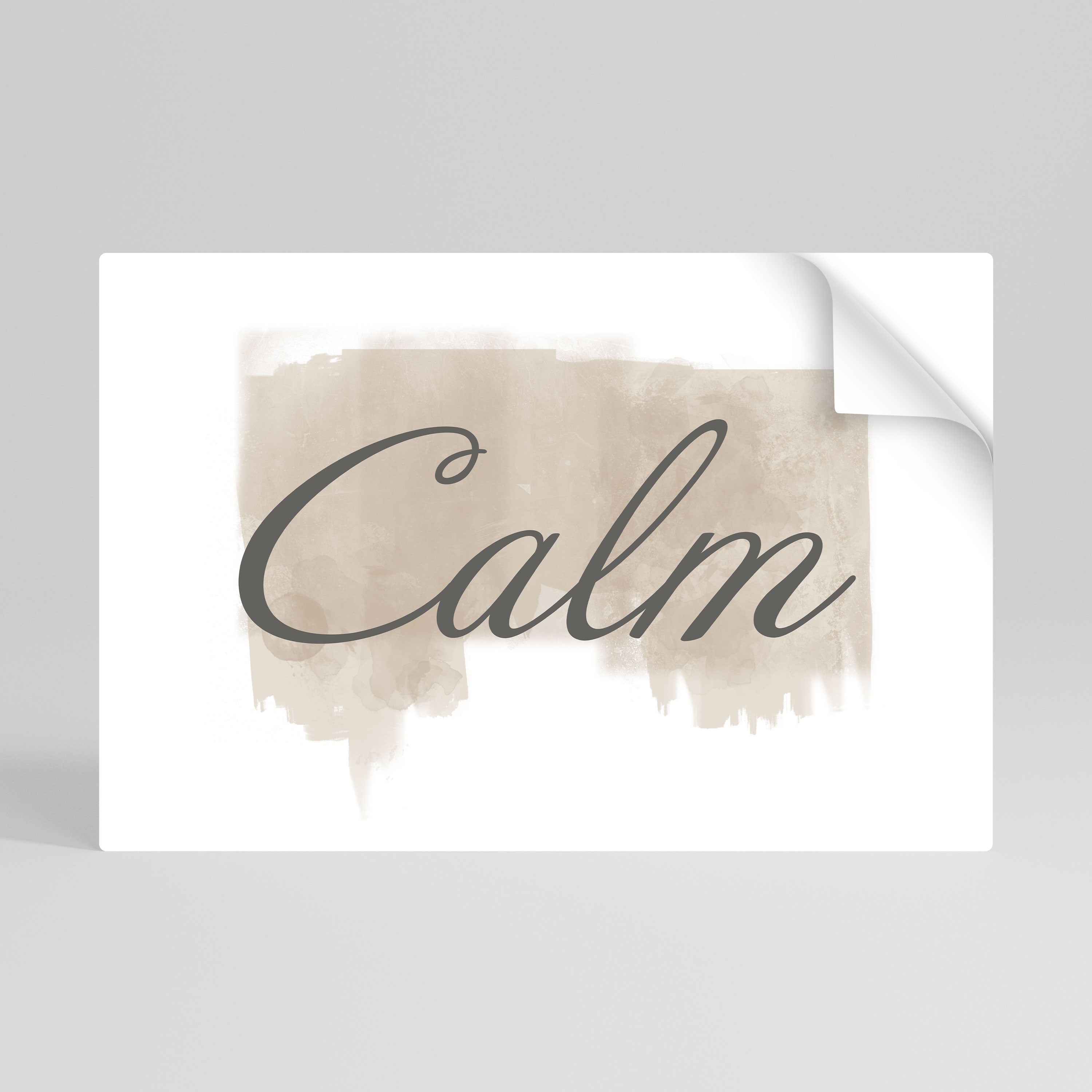 Affiche horizontale autocollante « IMMOBILITÉ DANS L'ART »