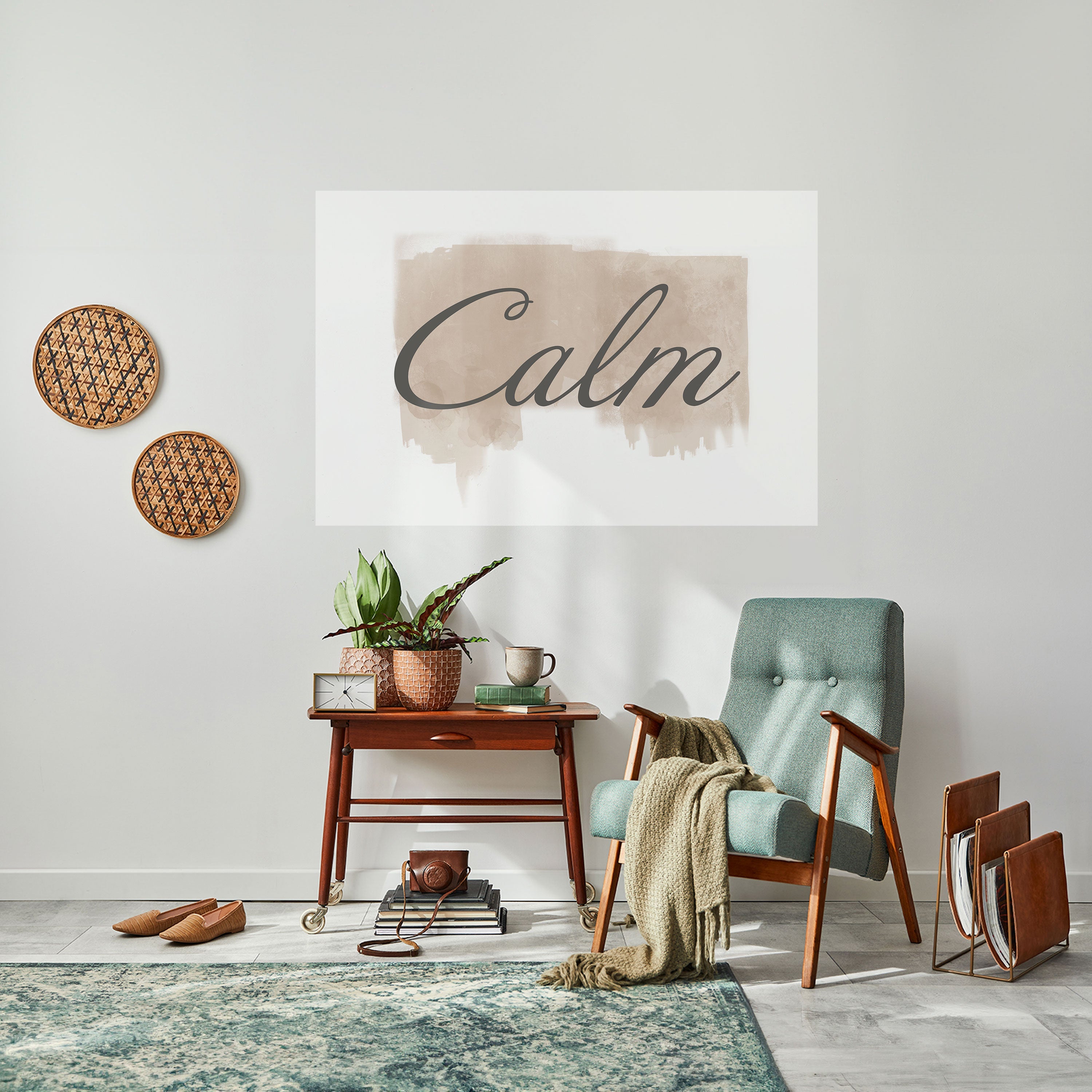 Affiche horizontale autocollante « IMMOBILITÉ DANS L'ART »