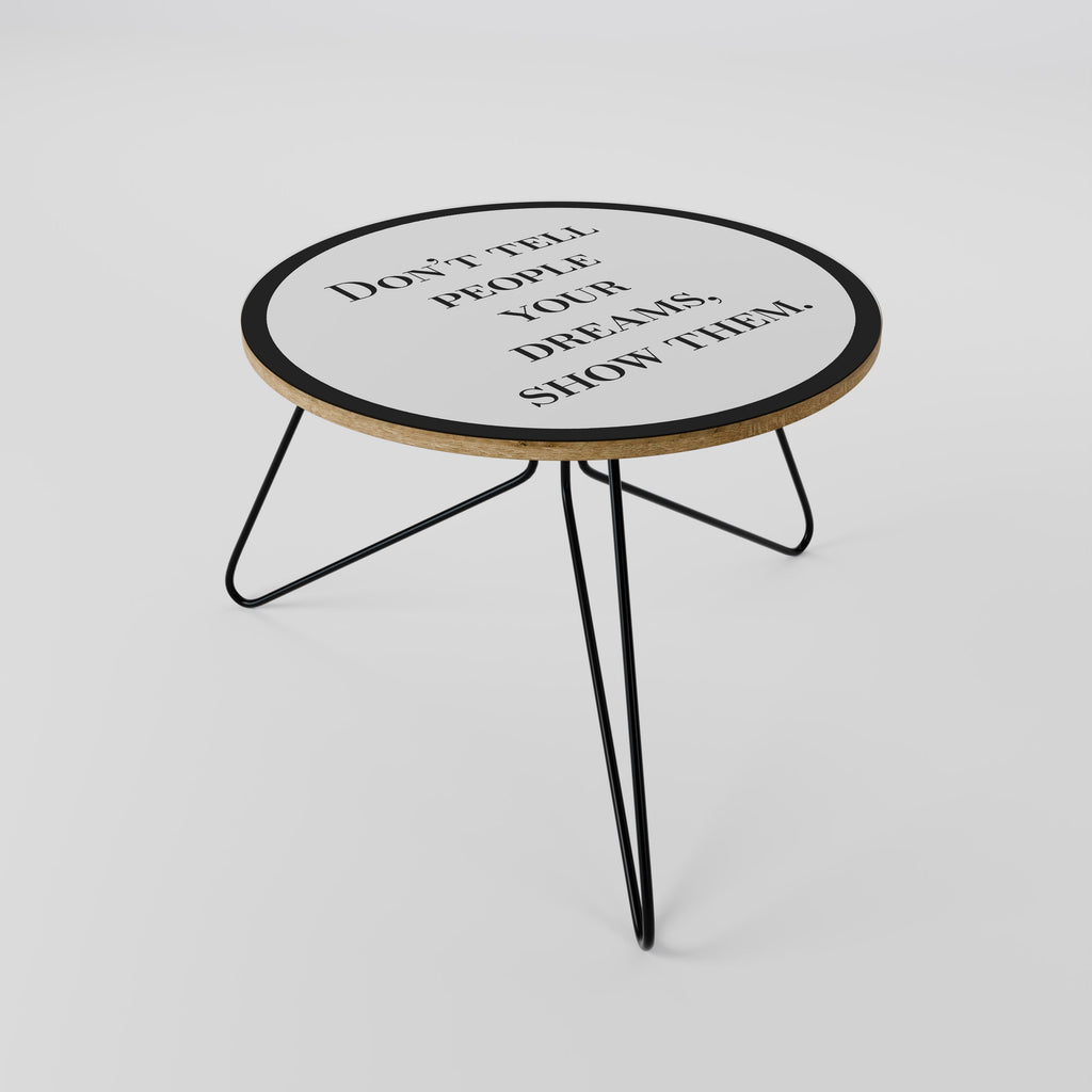 Table basse DREAMS IN ACTION 60