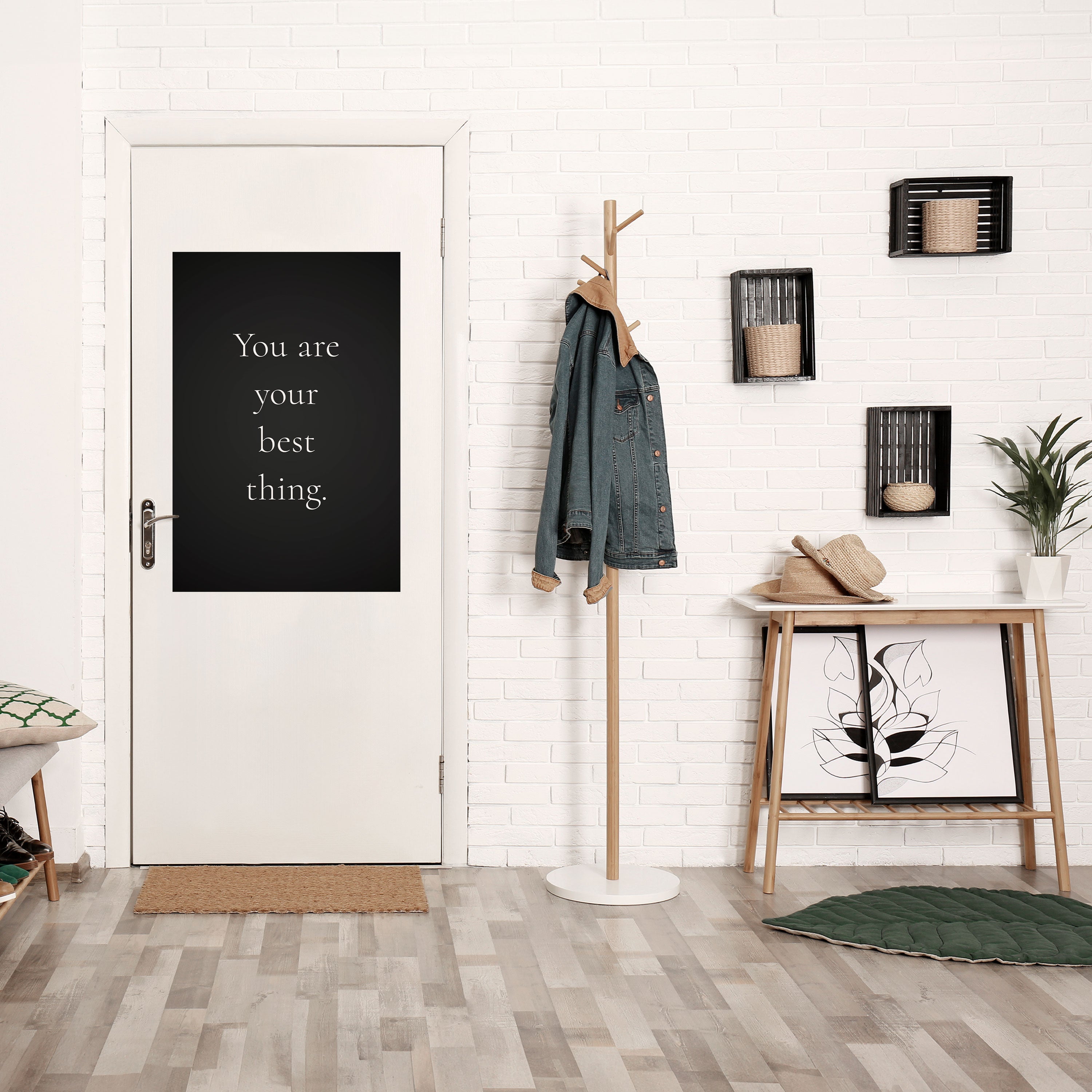 Affiche verticale autocollante « TU ES TA MEILLEURE CHOSE »