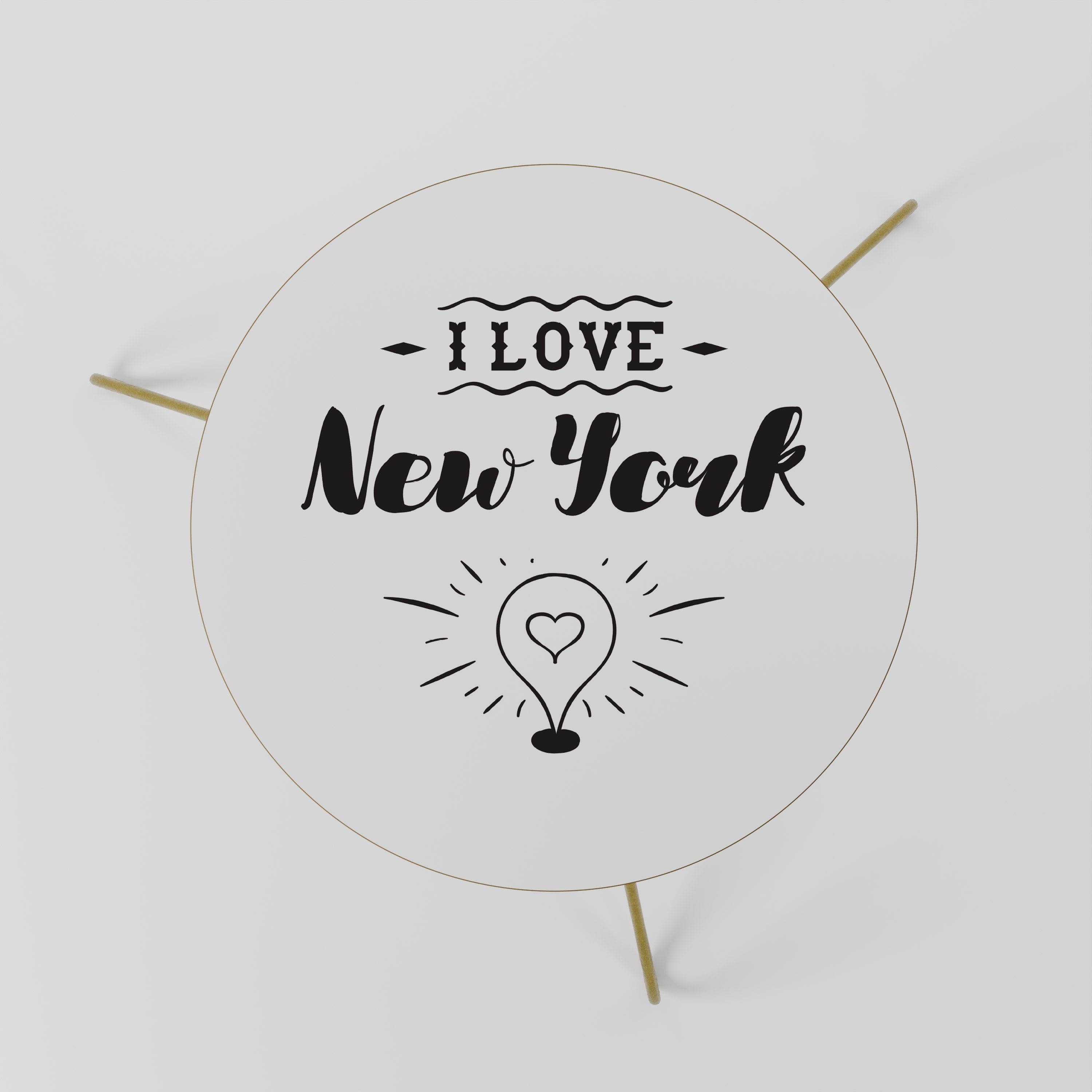 Table basse I LOVE NEW YORK 60