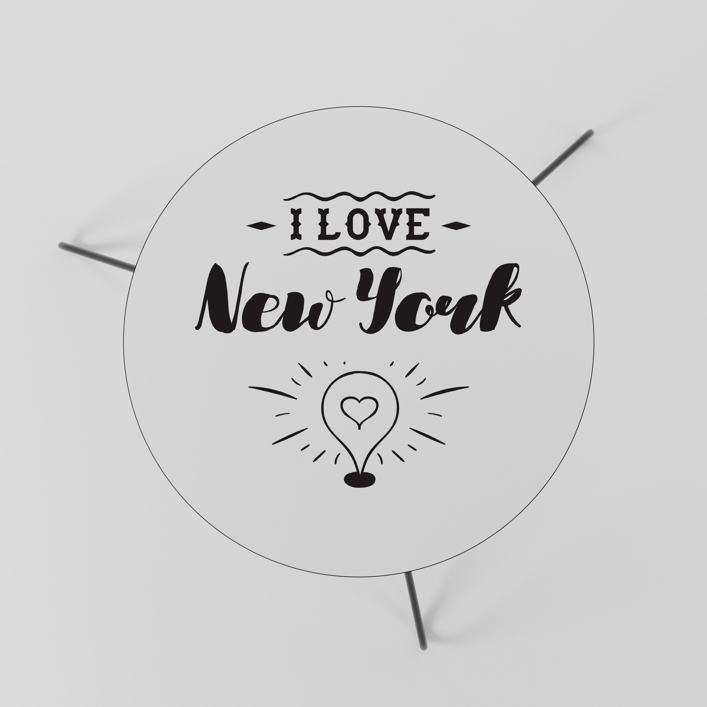 Table basse I LOVE NEW YORK 60